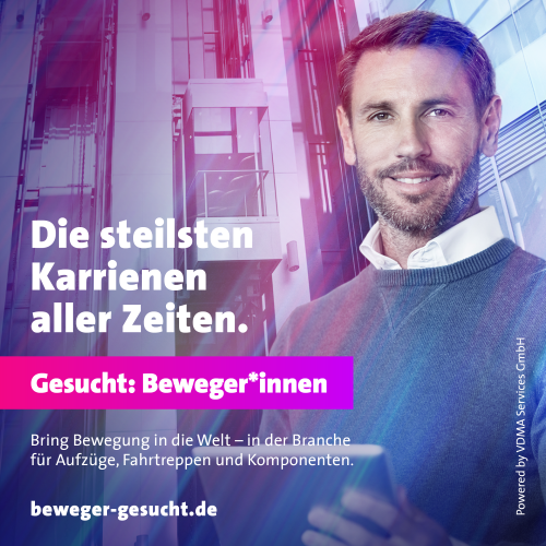 Beweger gesucht - Zukunftssichere Jobs in der Aufzugsbranche