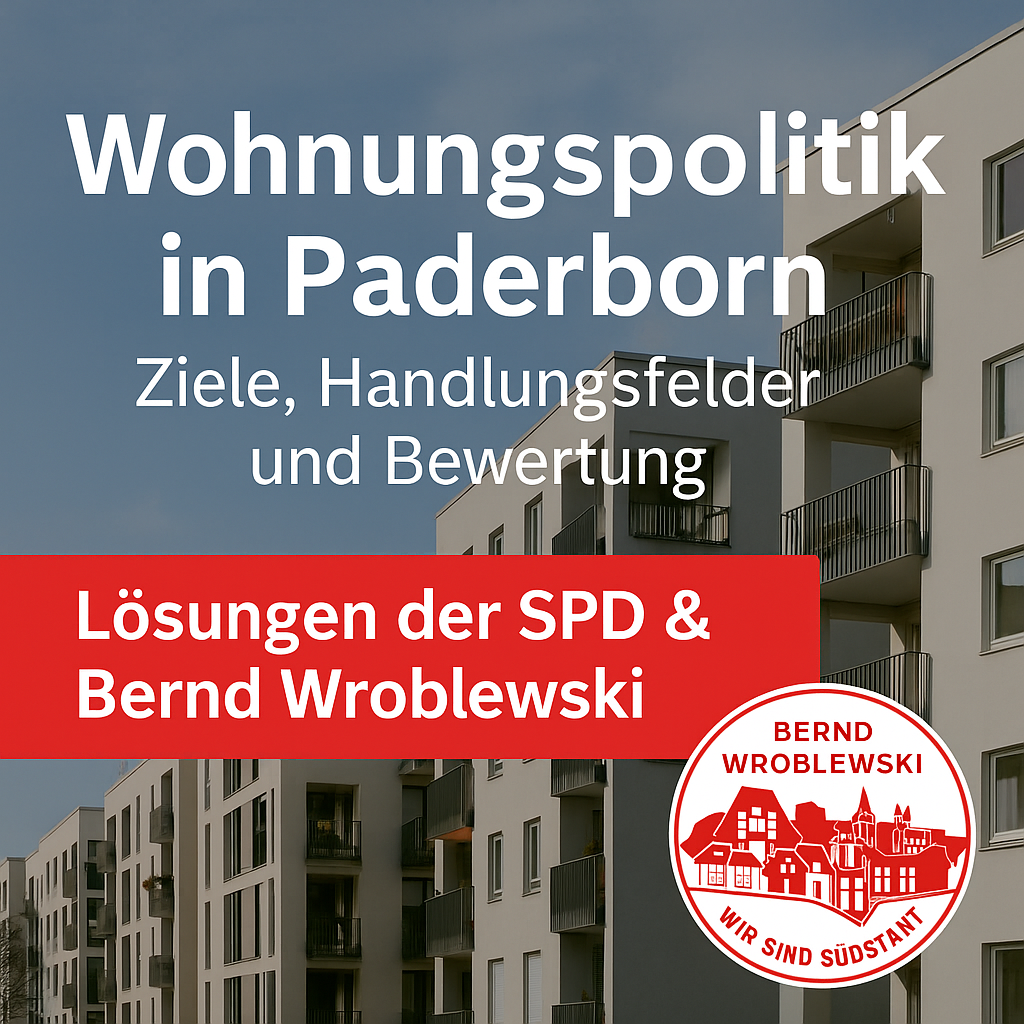 Wohnungspolitik in Paderborn: Ziele, Handlungsfelder und Bewertung