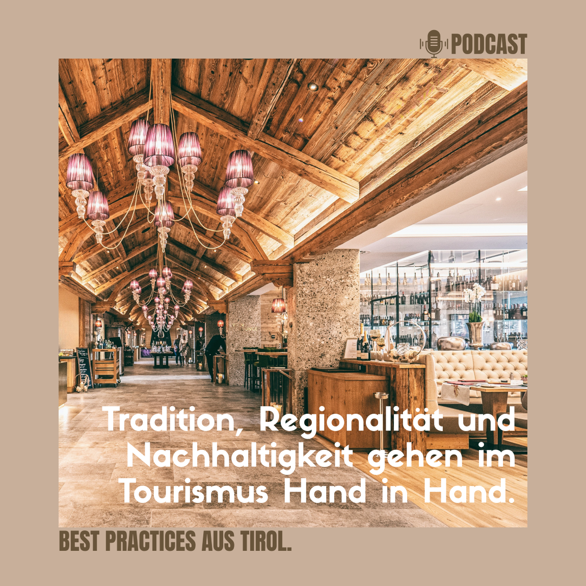 Tradition, Regionalität und Nachhaltigkeit gehen im Tourismus Hand in Hand.