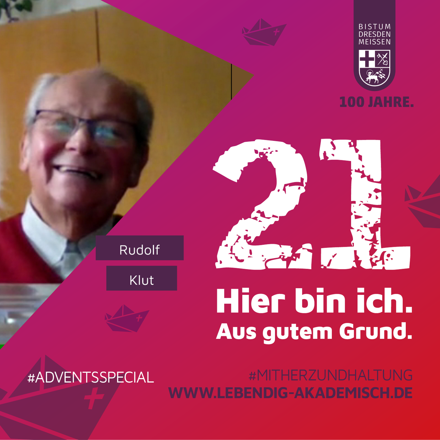 AdventsSpecial: Rudolf Klut (Friedhofsverwalter i. R.)