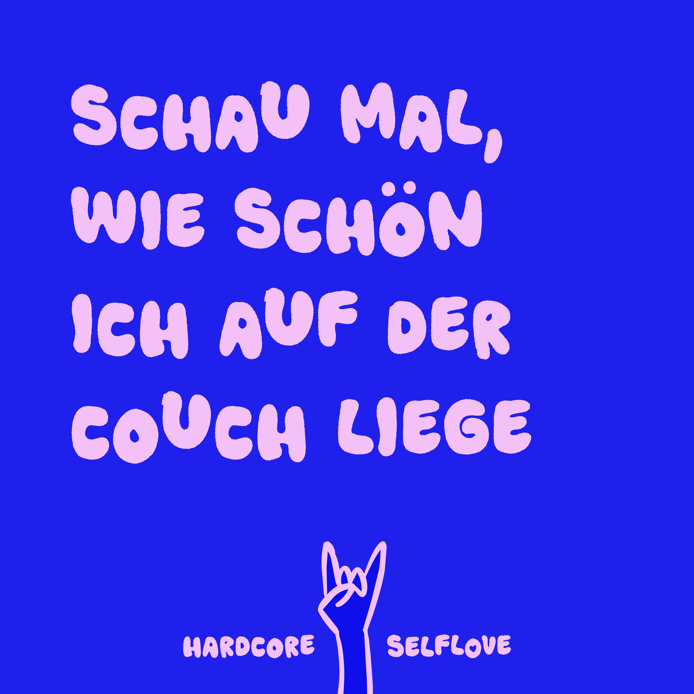 Schön auf der Couch liegen