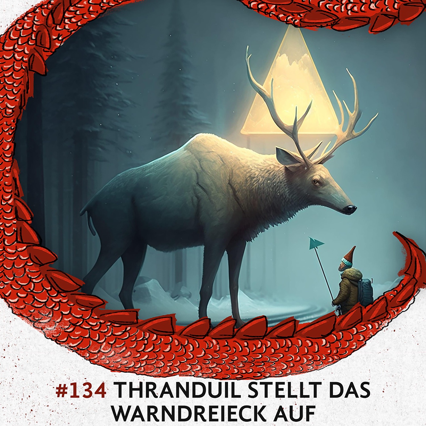 134 Thranduil stellt das Warndreieck auf