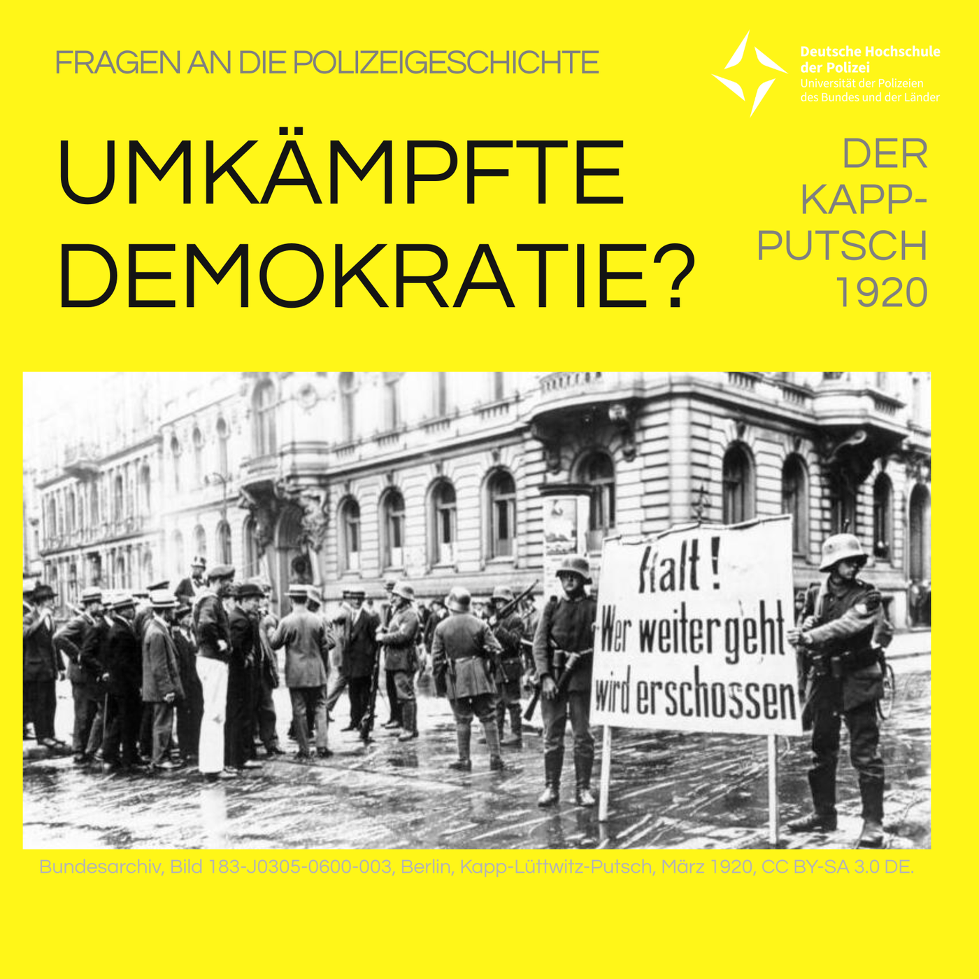 Umkämpfte Demokratie? Der Kapp-Putsch 1920