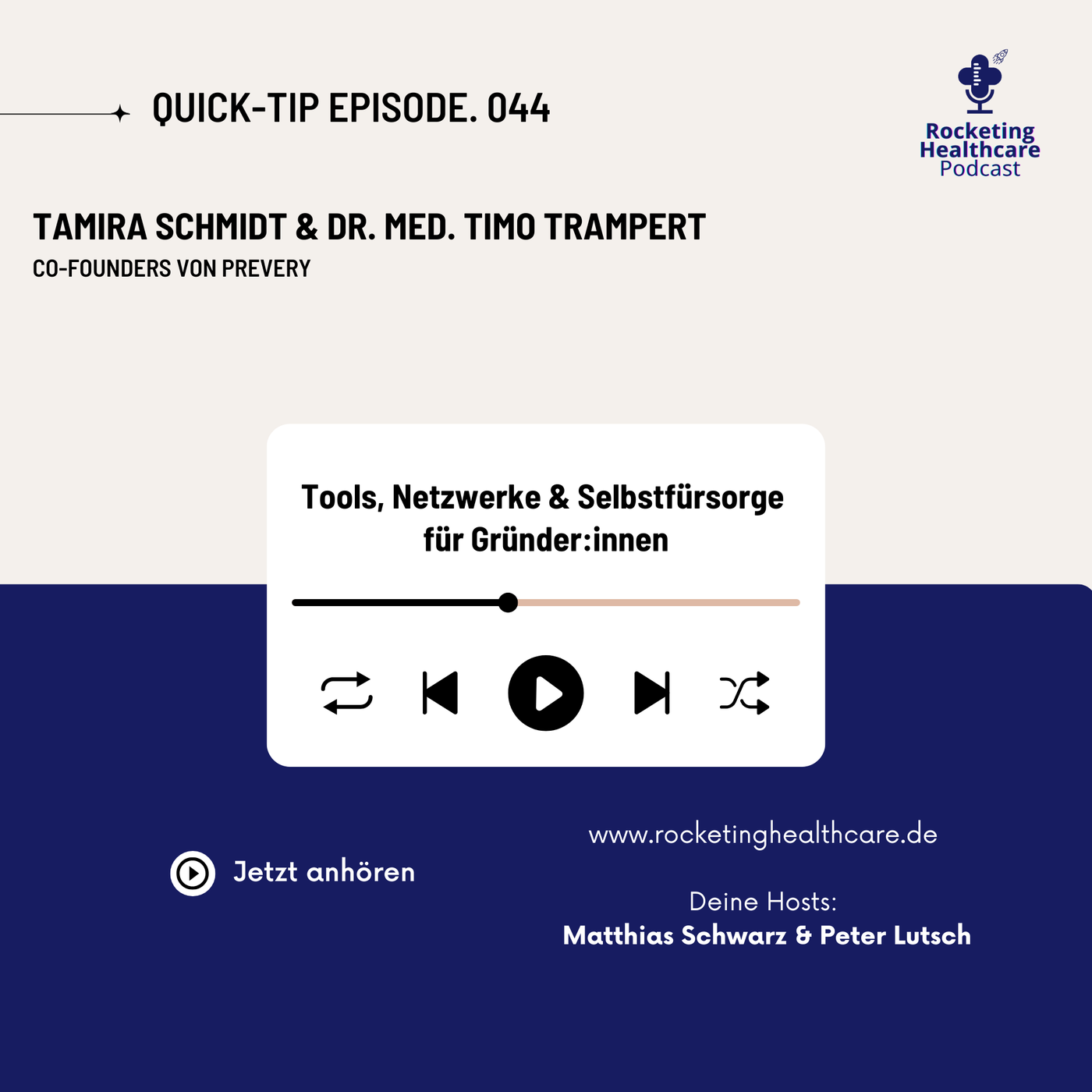 QuickTips #44: Tamira Schmidt & Dr. Timo Trampert, Co-Founders von PREVERY