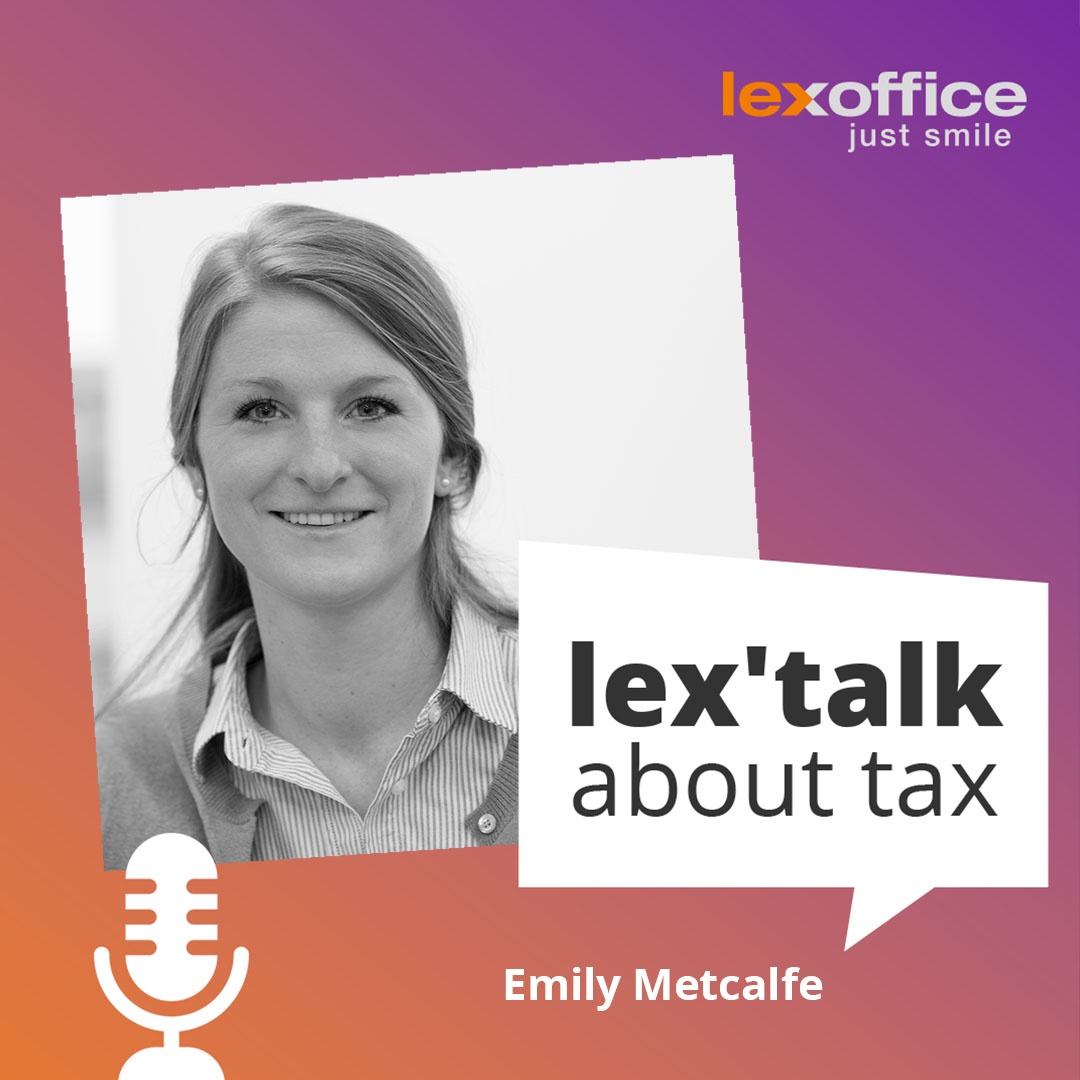 lex'talk about tax: Emily Metcalfe aus dem lexoffice-Team stellt das neue Geschäftskonto vor