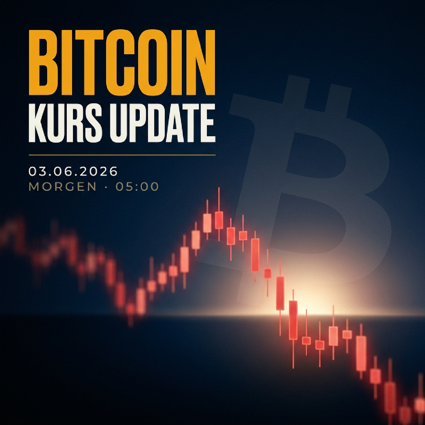 Bitcoin Kurs Morgen 03.06.2026: 57.218 € (-5.84 %)