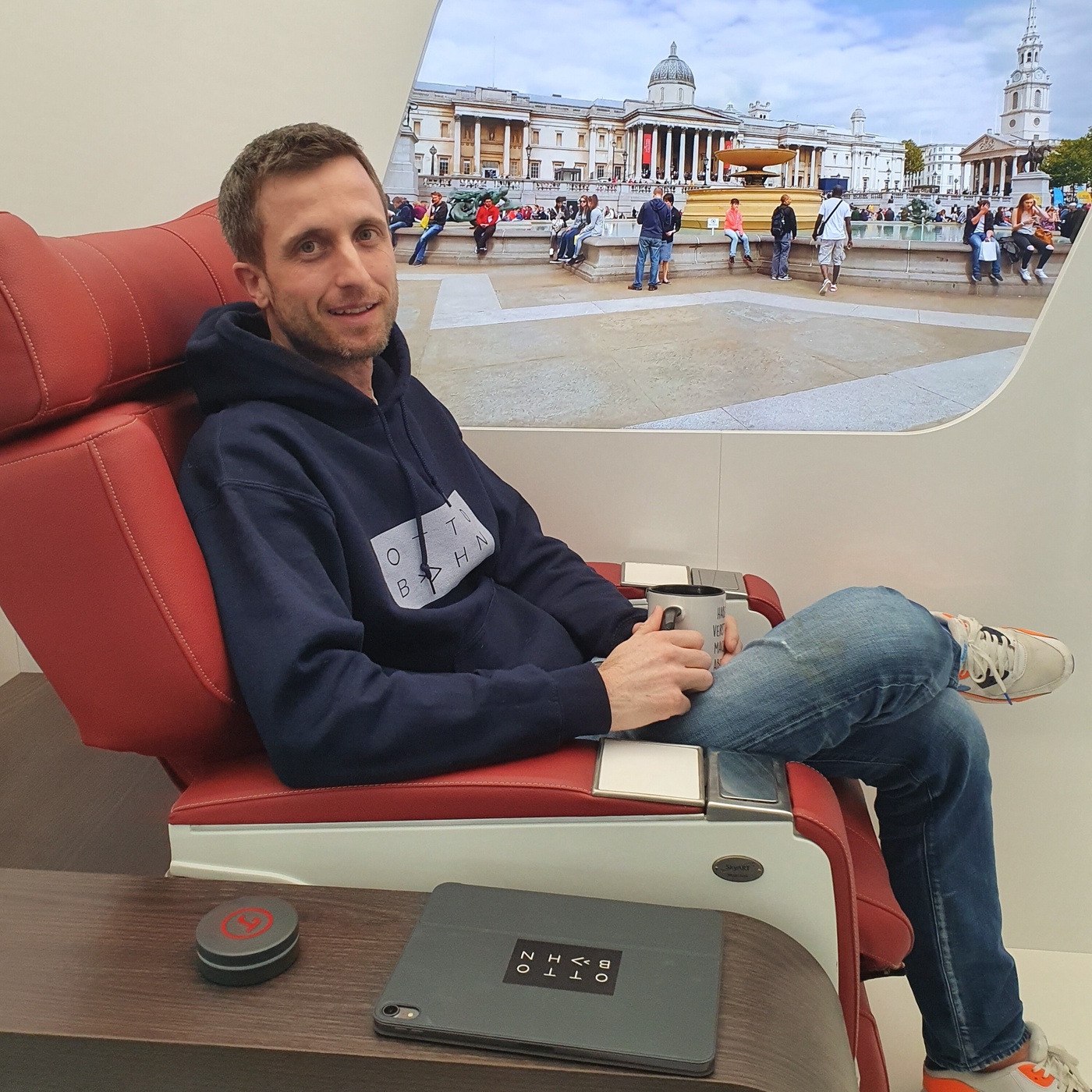 Die Zukunft des Nahverkehrs? Eine Schwebebahn, sagt Ottobahn-Chef Marc Schindler