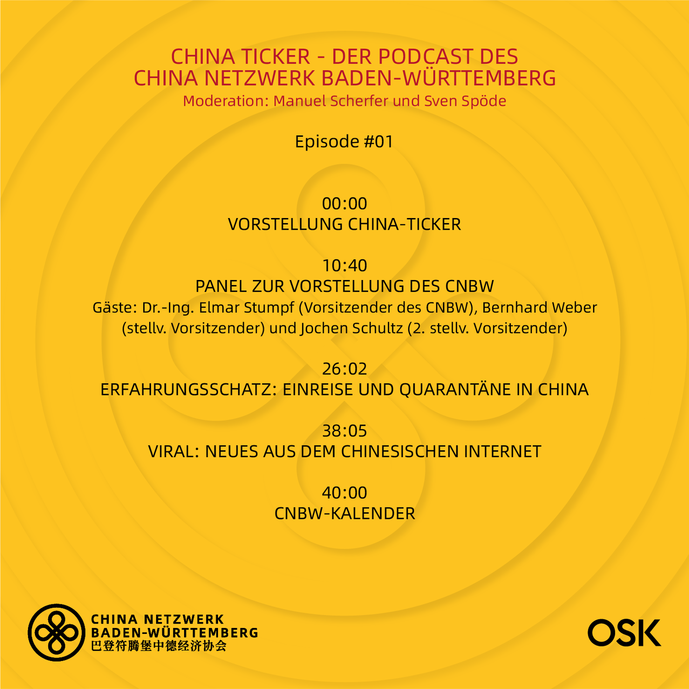 001 - Start des China-Ticker - der Podcast des China Netzwerk Baden-Württemberg