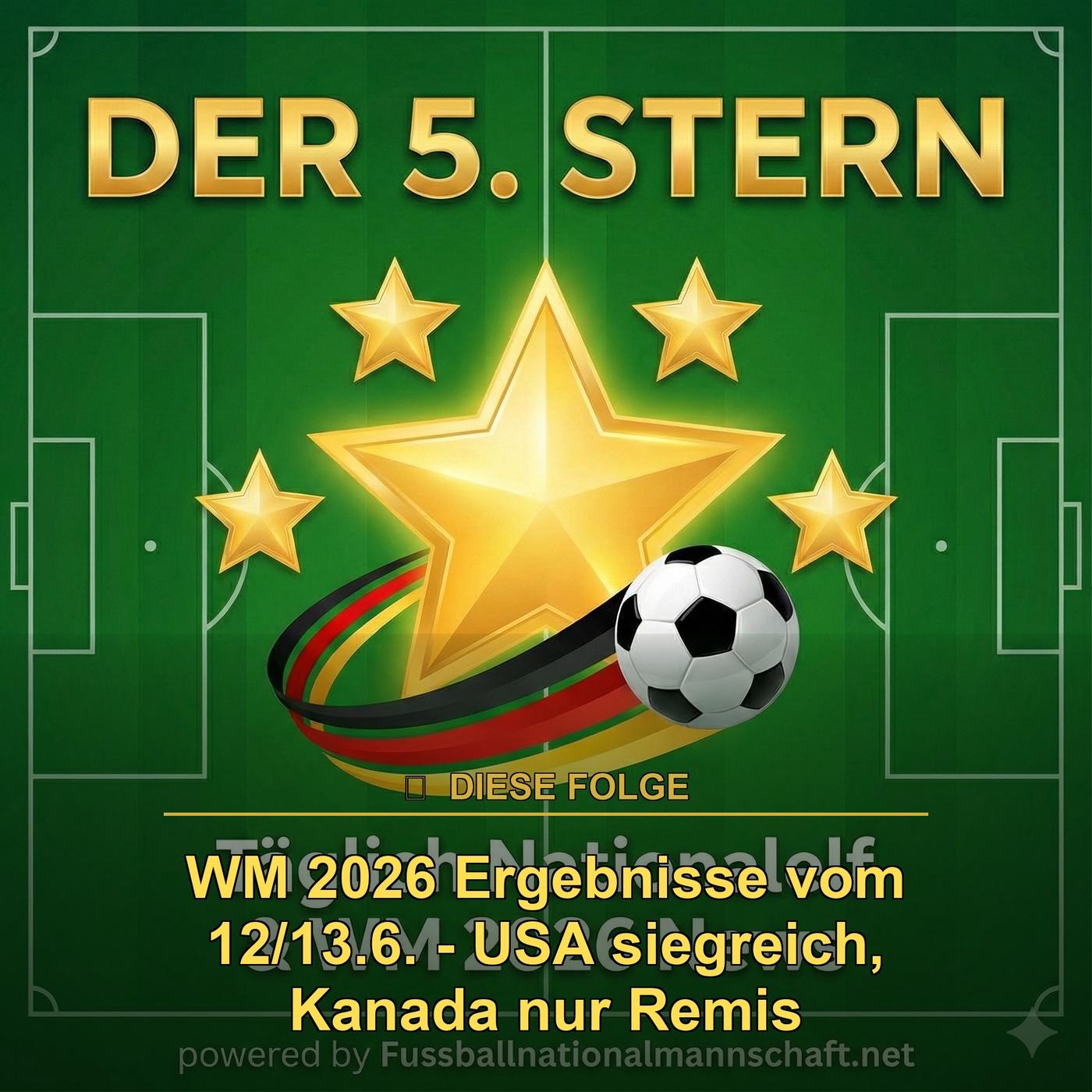 WM 2026 Ergebnisse vom 12/13.6. - USA siegreich, Kanada nur Remis