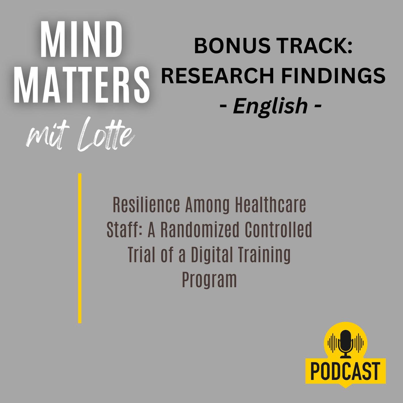 BONUS: Resilience Among Healthcare Staff
