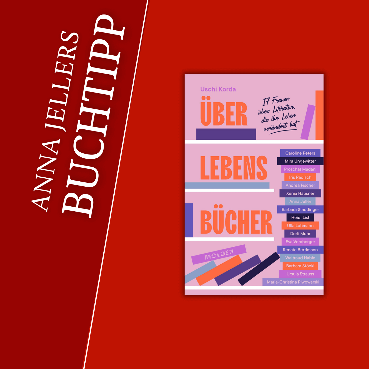 Anna Jellers Buchtipp | Uschi Korda: Über Lebensbücher