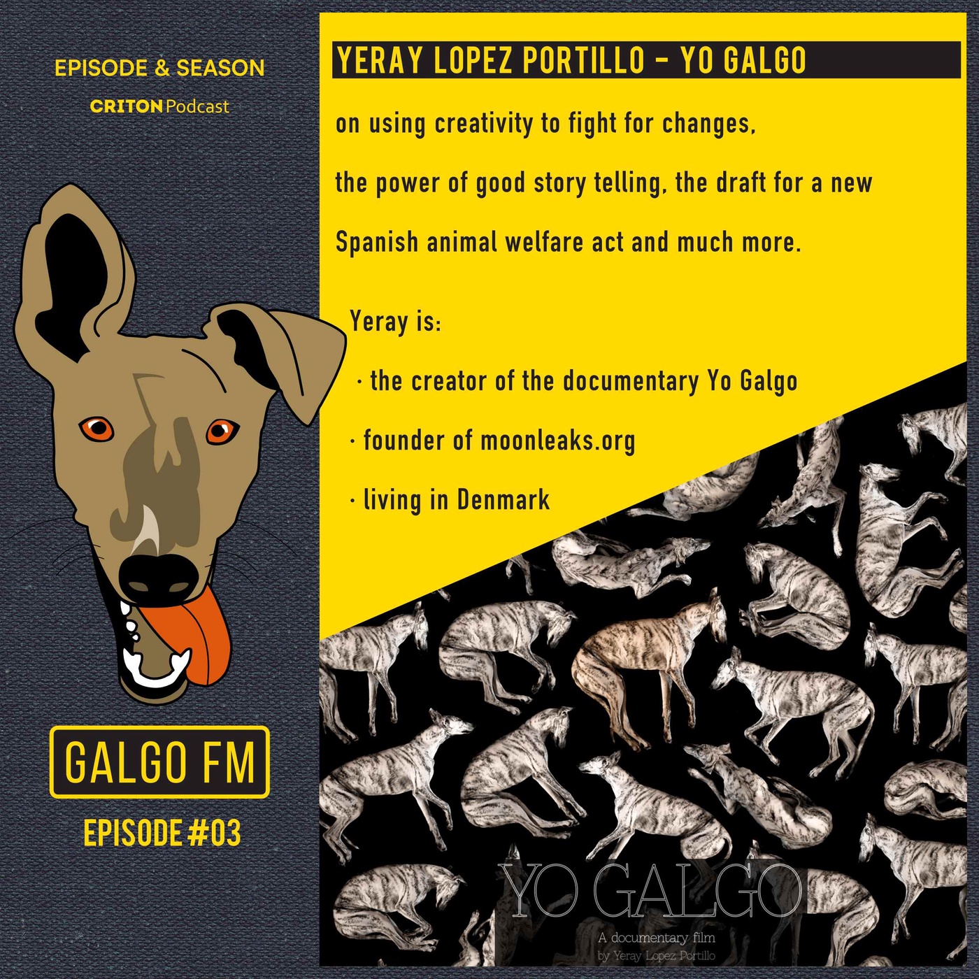 S01E03 English | GALGO FM | Yeray Lopez Portillo - Yo Galgo