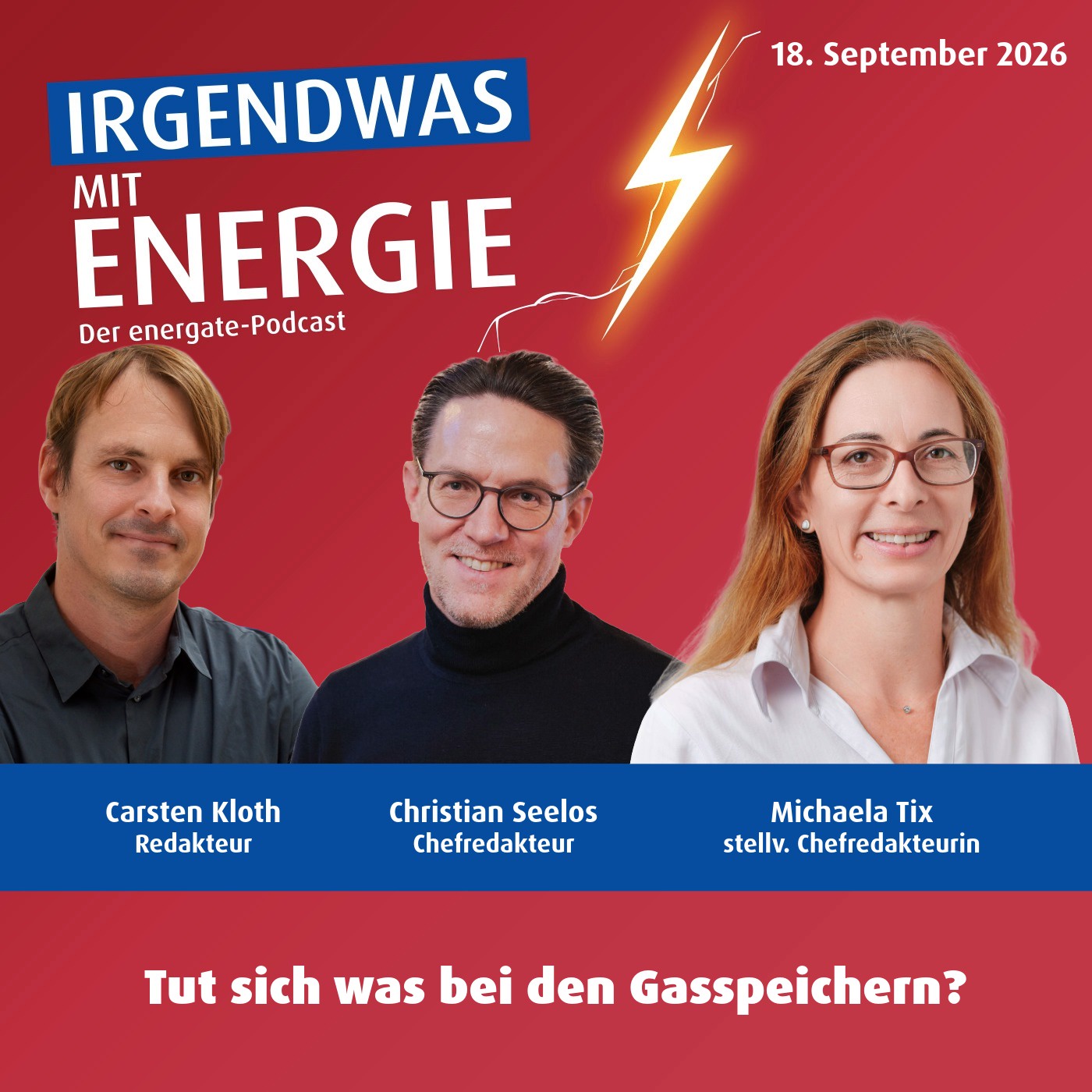 News-Update vom 18. September 2026 - Tut sich was bei den Gasspeichern?