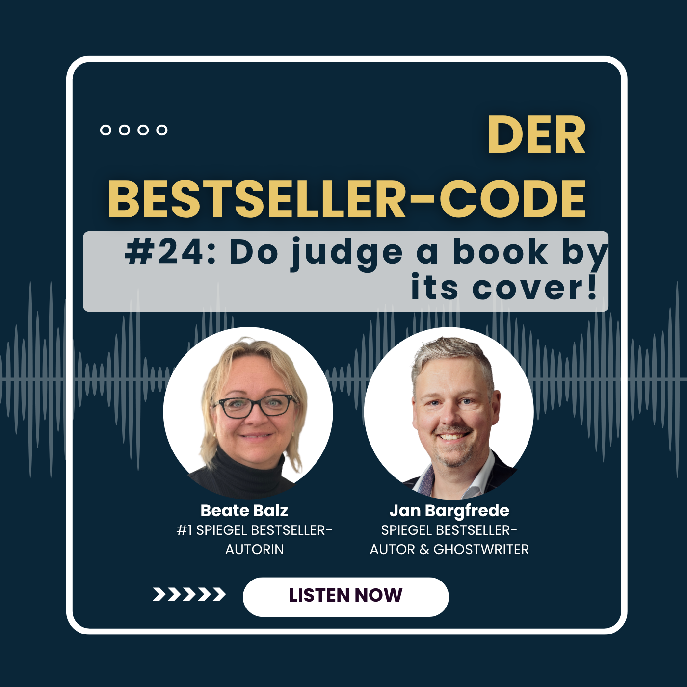 Der Bestseller-Code #24: Do judge a book by it´s cover!