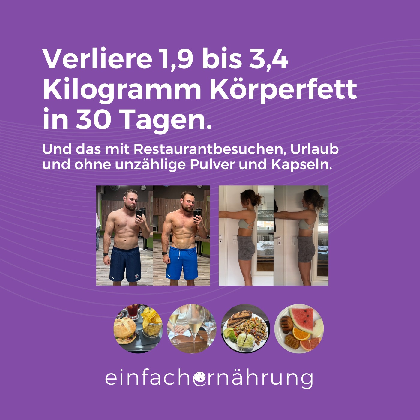 1,9 - 3,4kg Fett verlieren in 30 Tagen - #12 Defizitkalorien