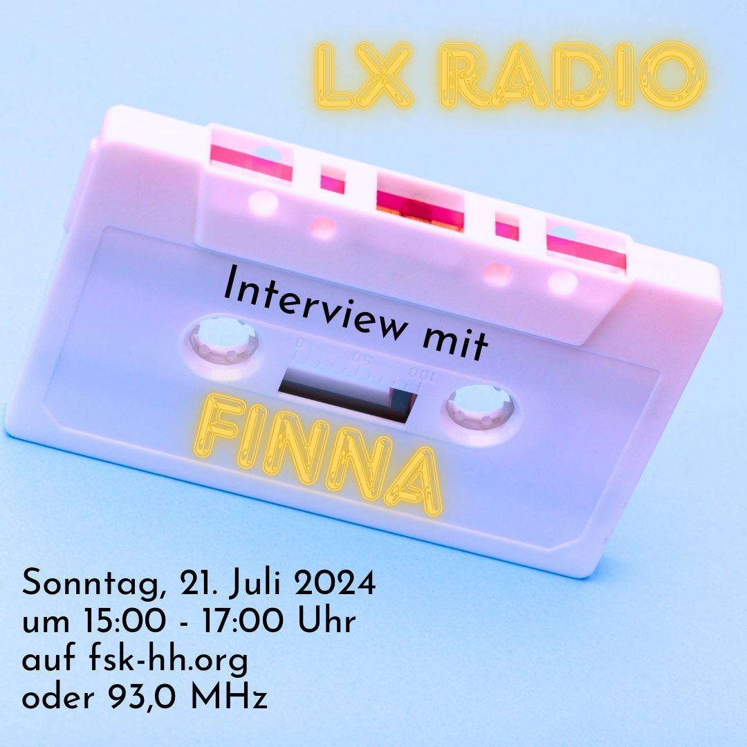 LX Radio Juli 2024: Interview mit Finna