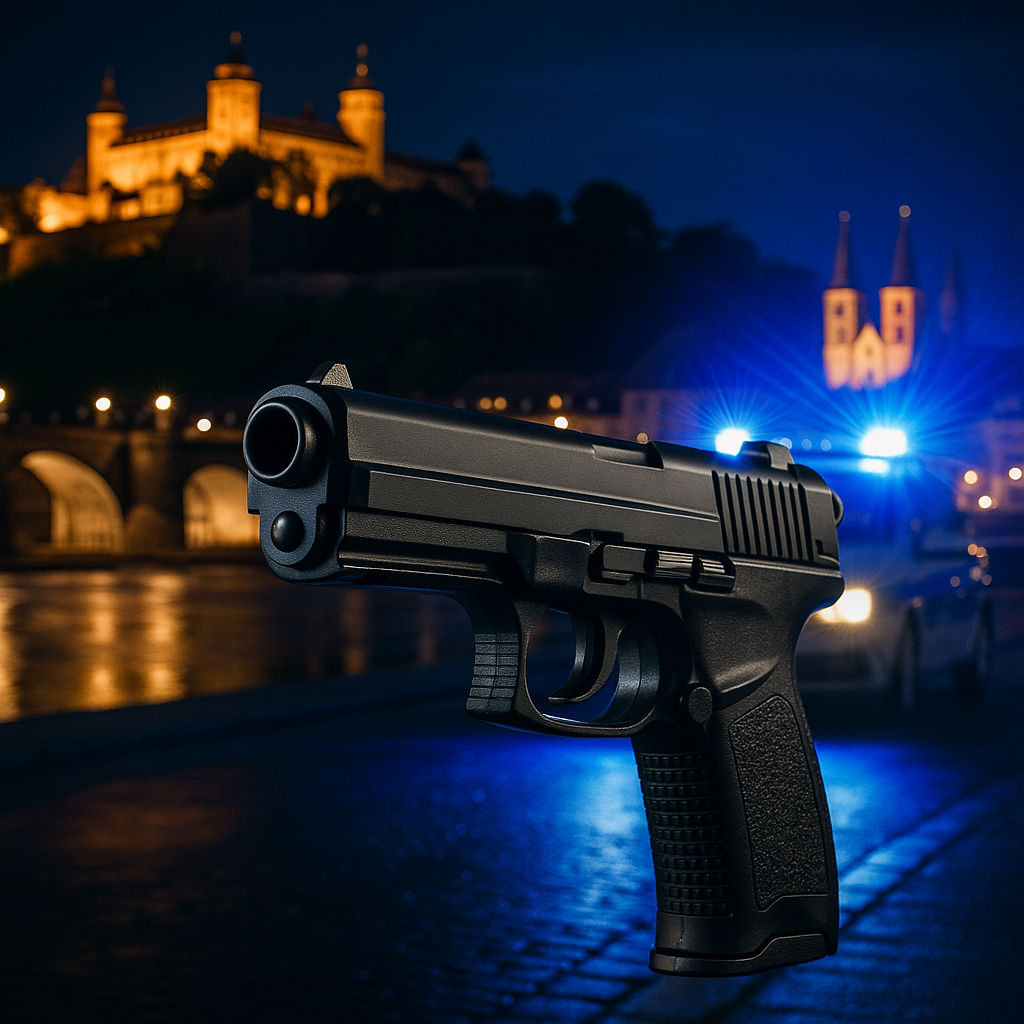 Blaulicht Update Würzburg: Softair-Pistolen in der Fußgängerzone