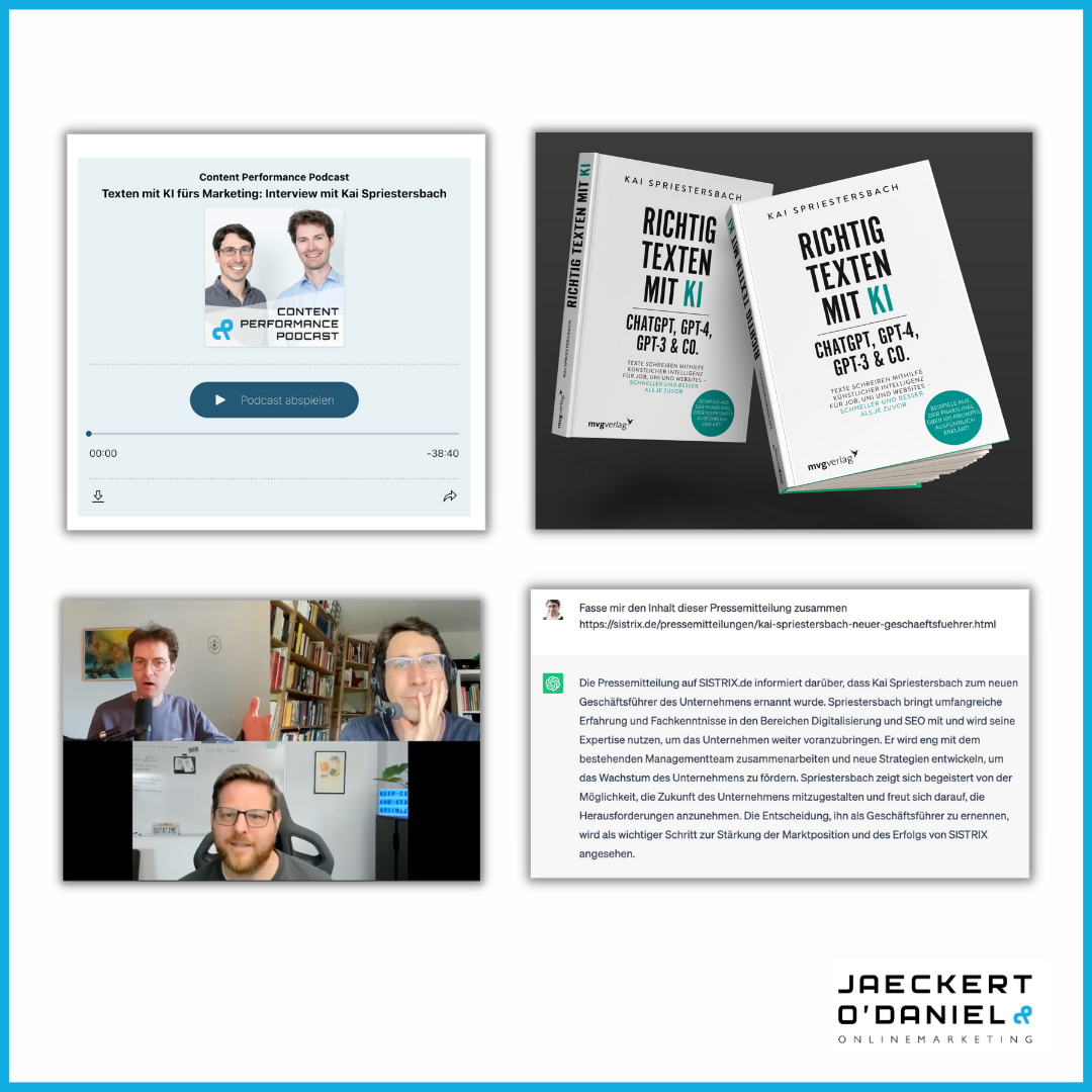 Texten mit KI fürs Marketing: Interview mit Kai Spriestersbach