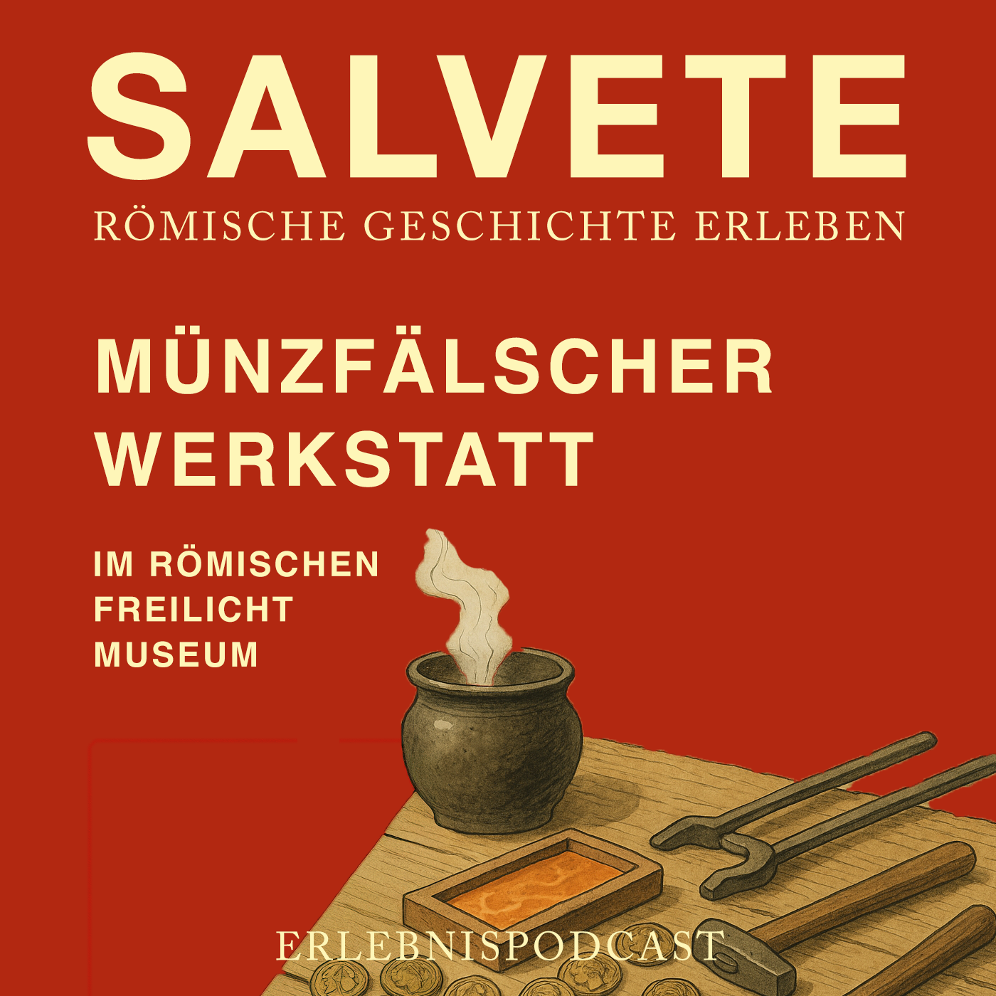 Die Münzfälscherwerkstatt im Römischen Freilichtmuseum