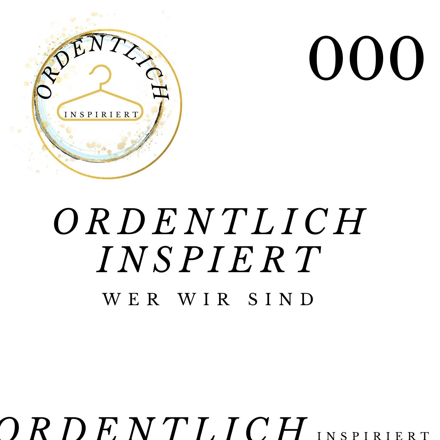 ordentlich inspiriert #002 - der Podcast für alle Ordnungsliebenden und jene, die es noch werden wollen