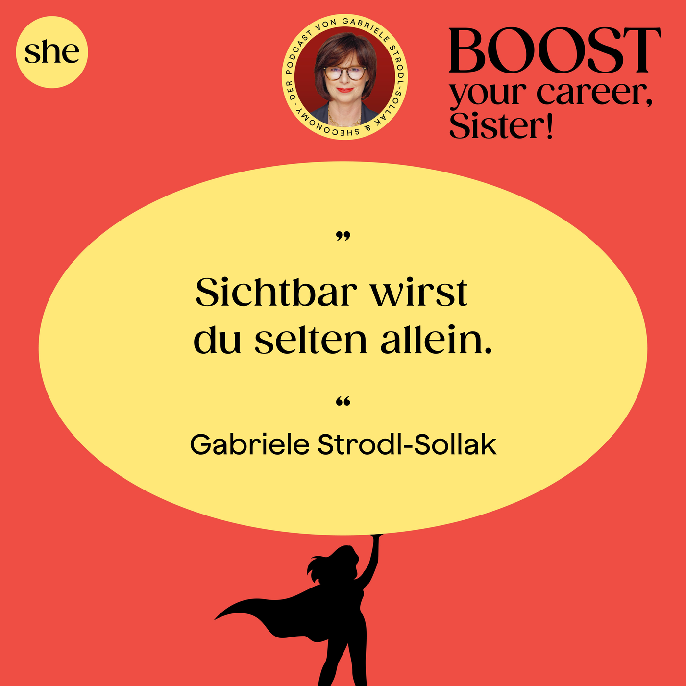 Sichtbar wird, wer nicht alleine losgeht