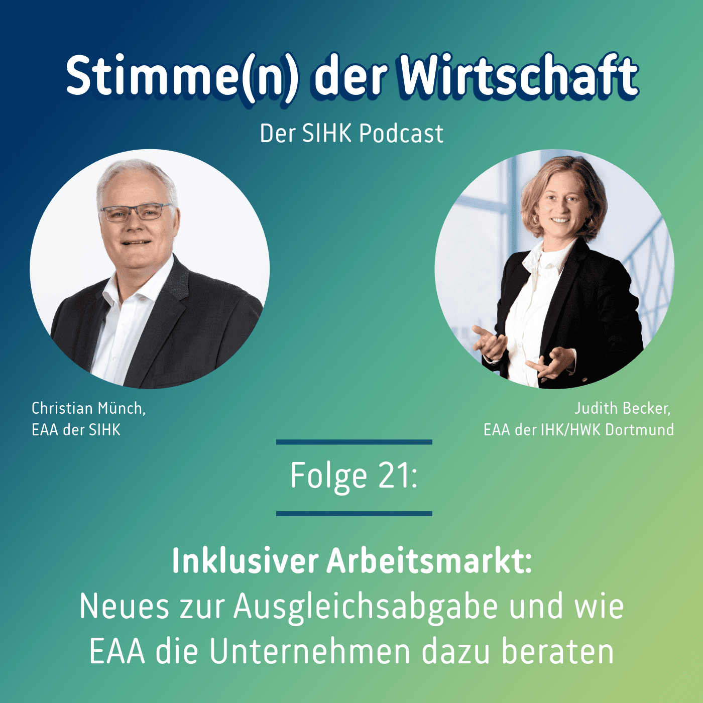 21. #GemeinsamBündeln - Inklusiver Arbeitsmarkt: Neues zur Ausgleichsabgabe und wie EAA unterstützen