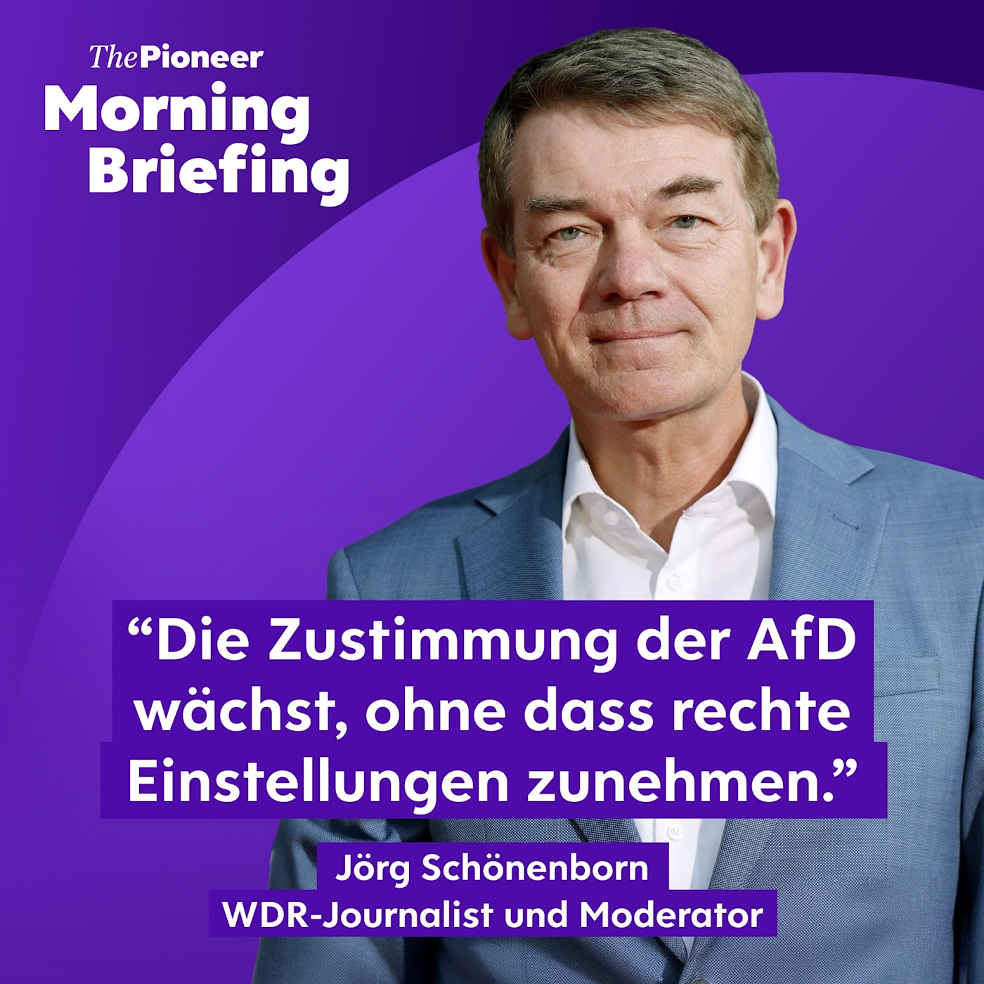 Jörg Schönenborn: „Merz liefert wenig” | Wohin geht es mit Apple? | 150 Jahre Schwanensee