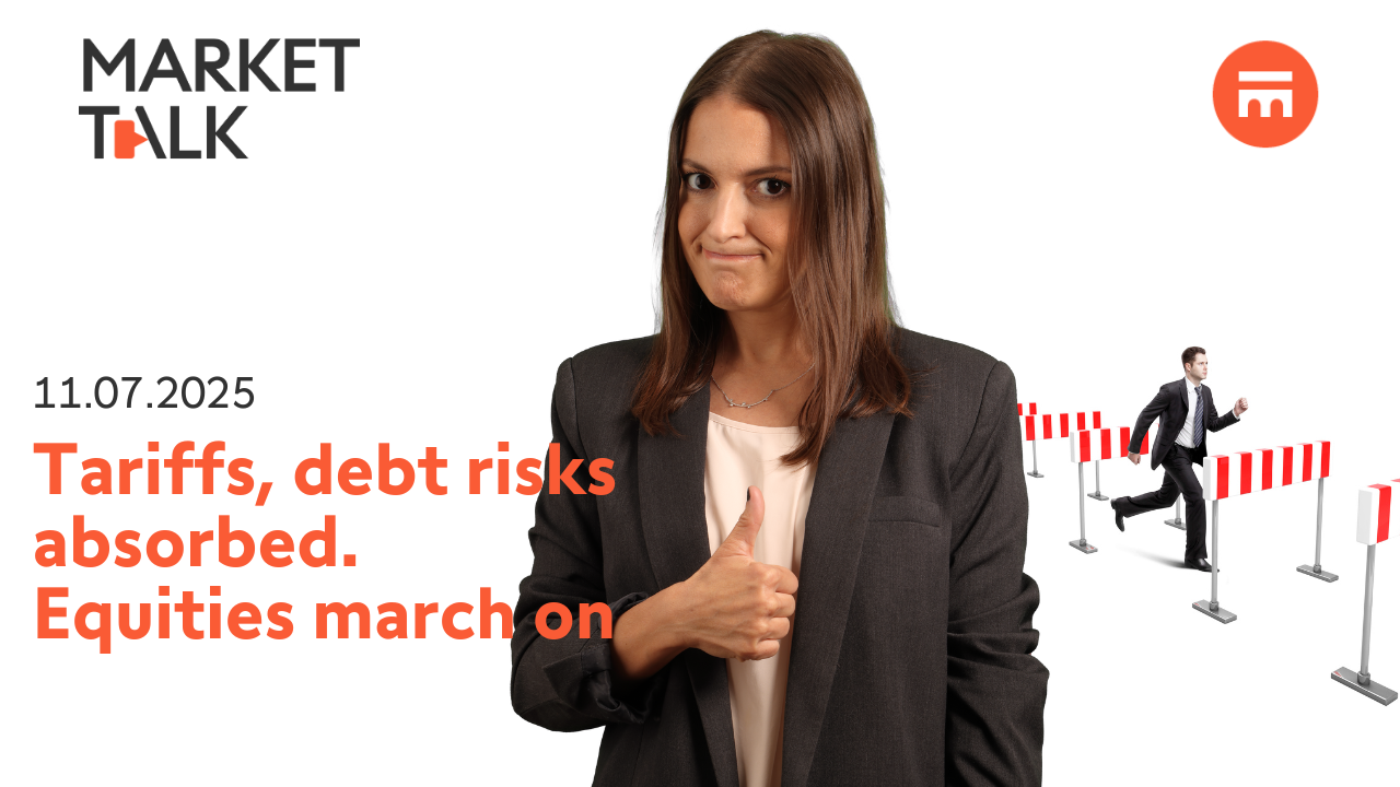 Tariffs, debt risks evaporate, equities march on