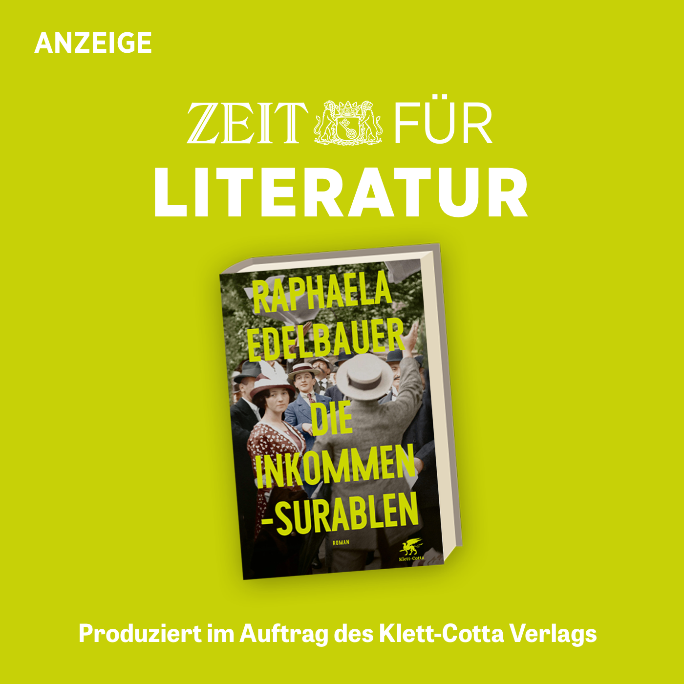 ZEIT für Literatur mit Raphaela Edelbauer