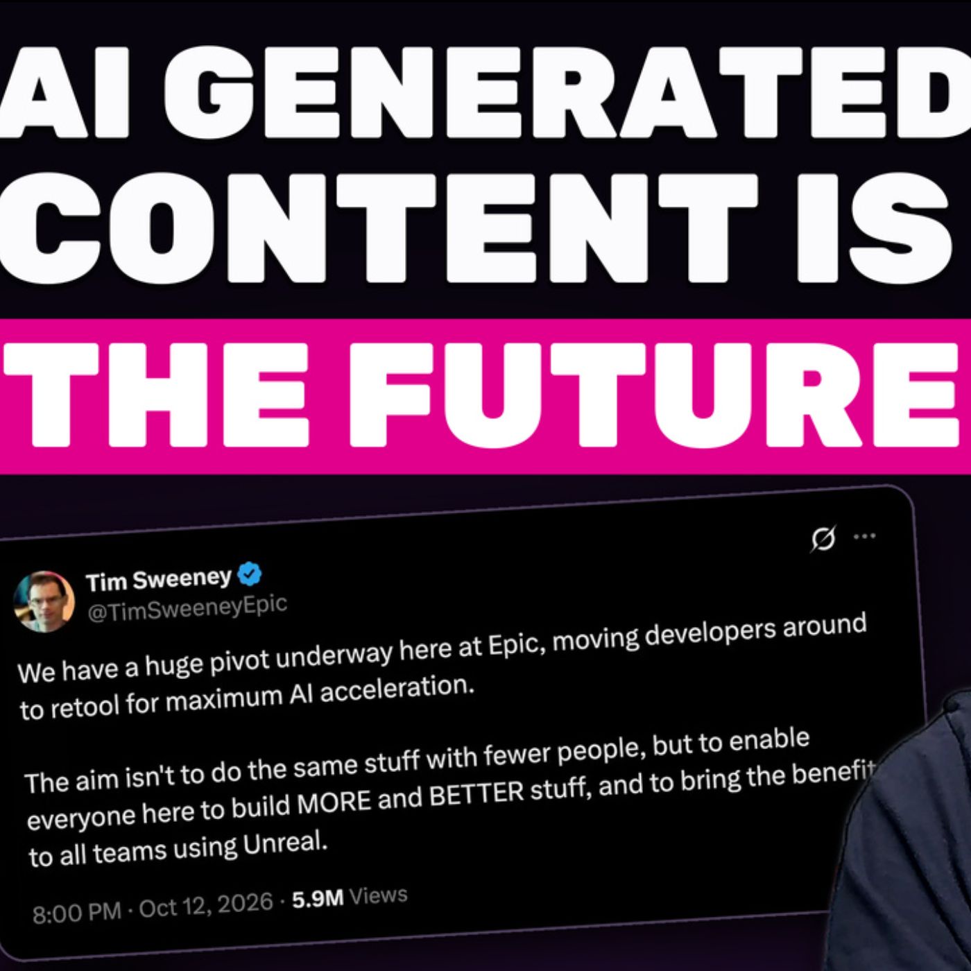 We will have to accept AI-generated content
