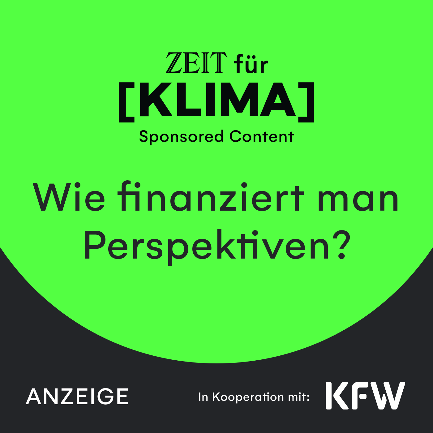Wie finanziert man Perspektiven?