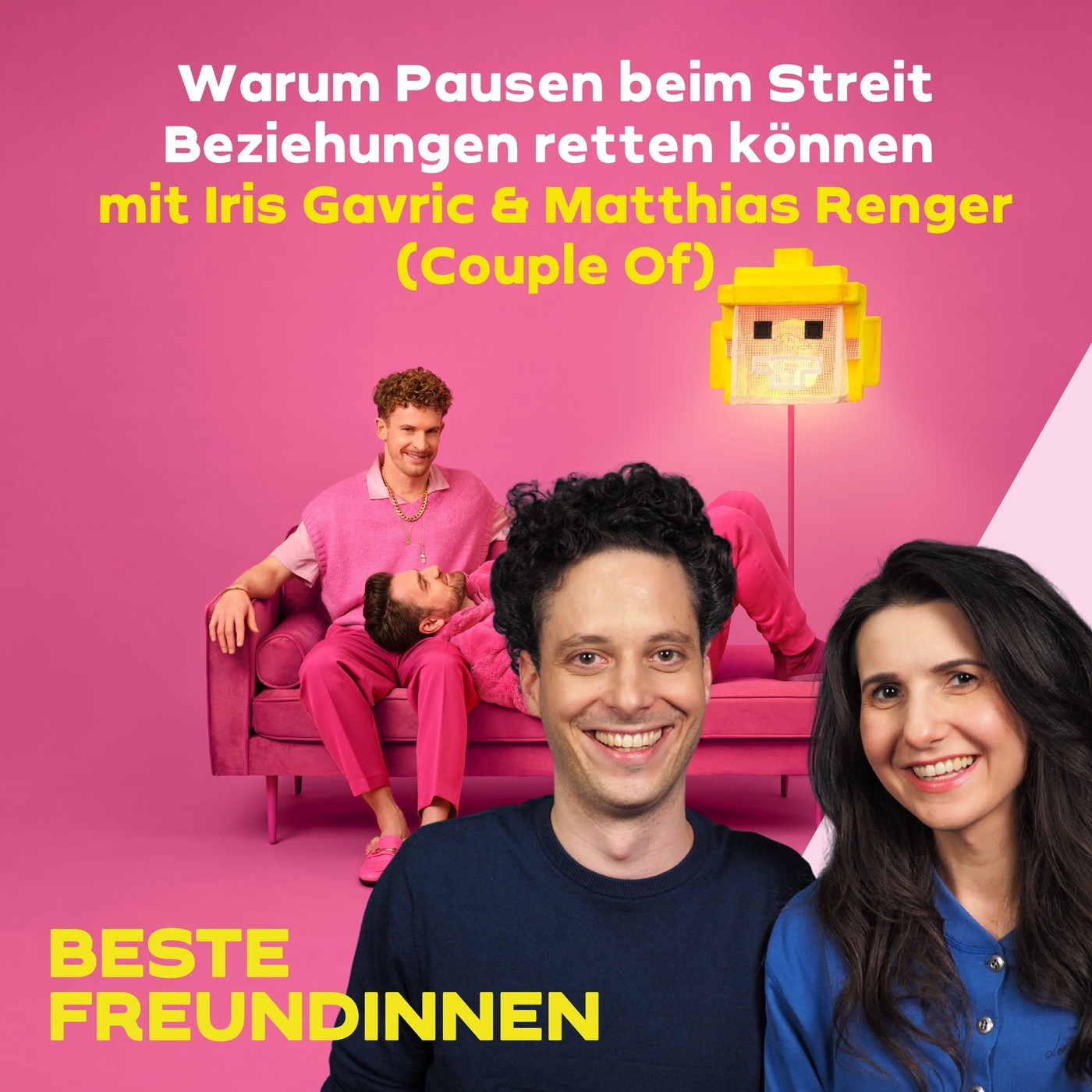 Warum Pausen beim Streiten Beziehungen retten können – mit Iris Gavric & Matthias Renger (Couple Of)
