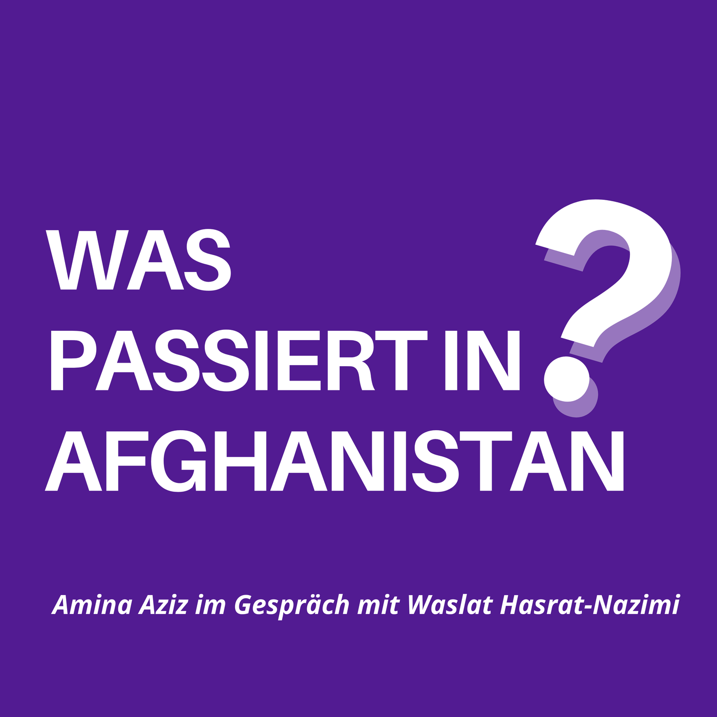 Was passiert in Afghanistan?