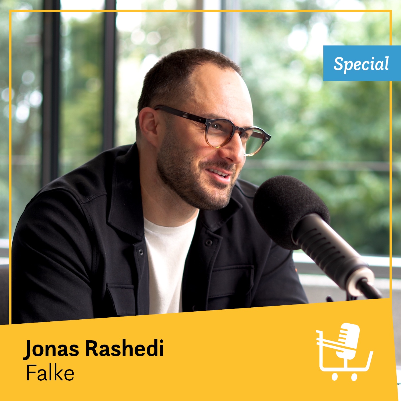 Live-Podcast EHI techdays mit Jonas Rashedi (Falke)