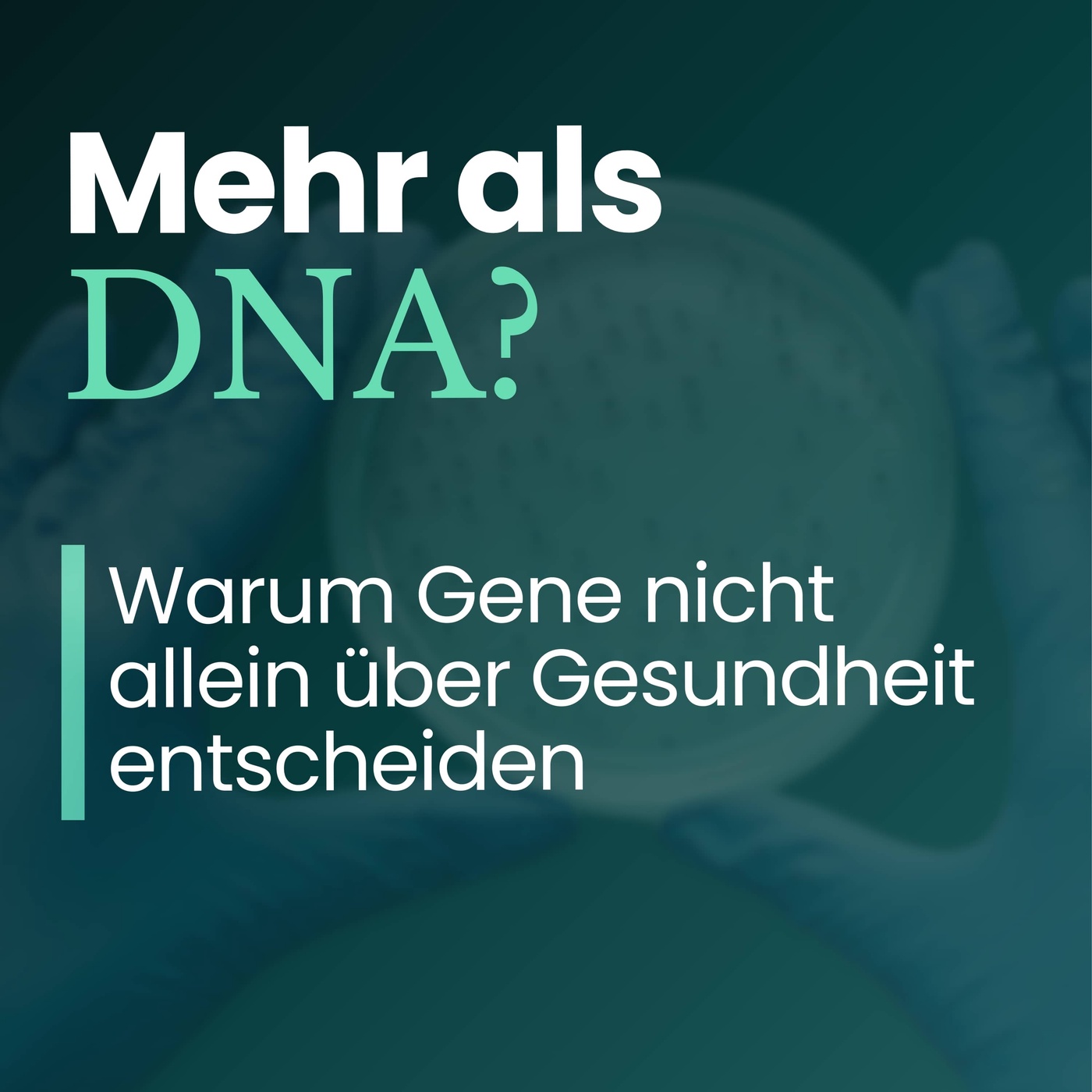 Epigenetik: Sind unsere Gene wirklich unser Schicksal? | Teil 1