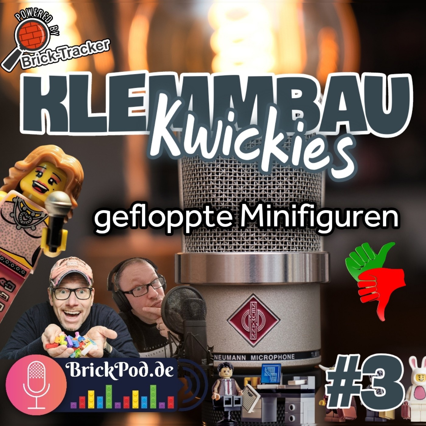 Klemmbau Kwickies #3: gefloppte Minifiguren 