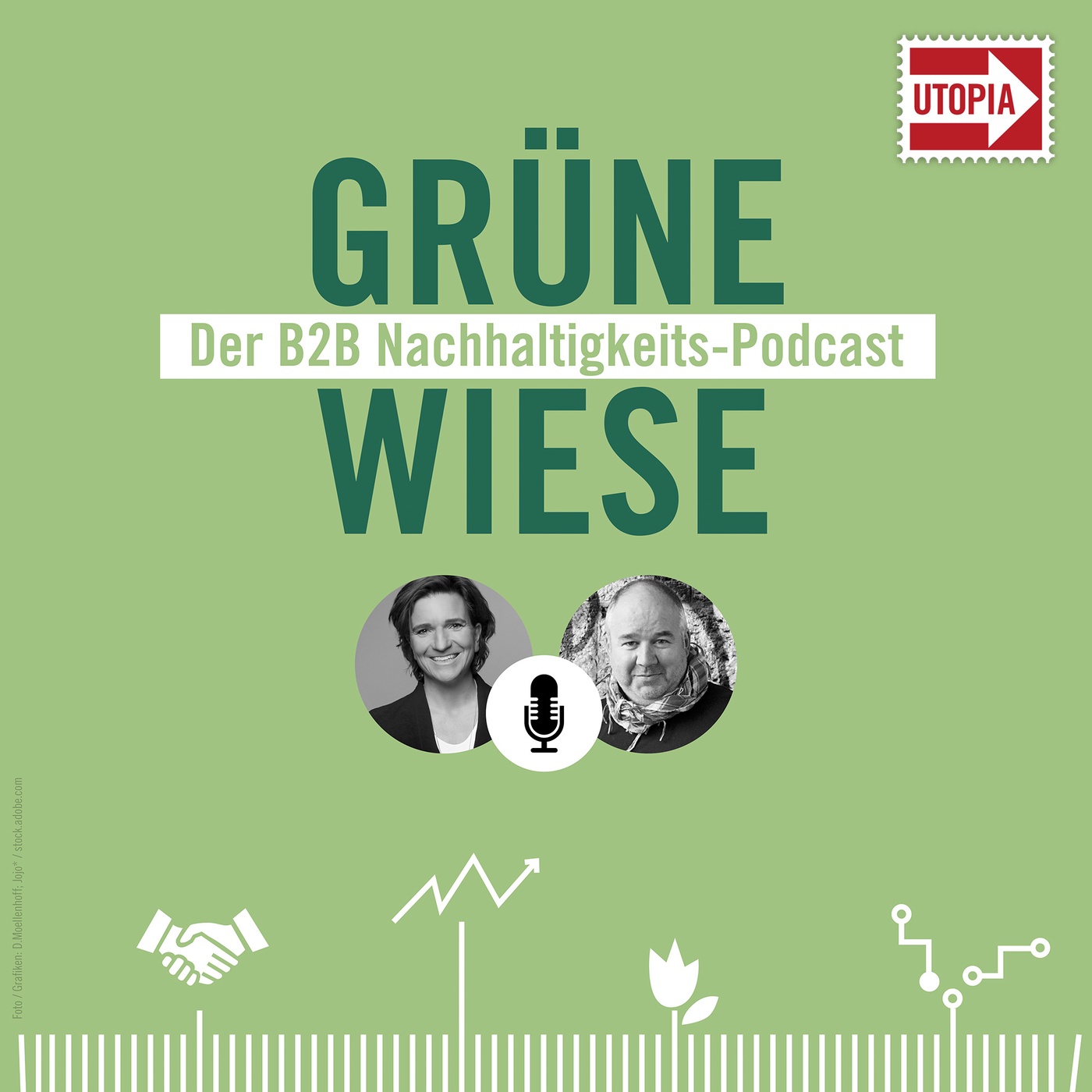 Grüne Wiese – um was gehts beim Utopia B2B-Podcast zur Nachhaltigkeitskommunikation?