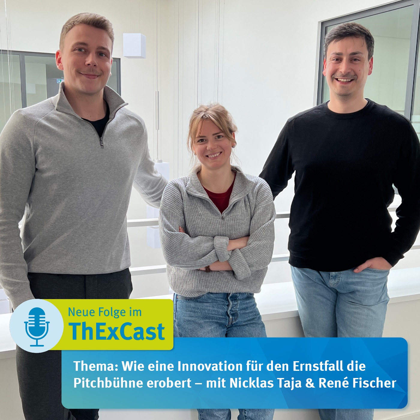 Wie eine Innovation für den Ernstfall die Pitchbühne erobert – mit Nicklas Taja & René Fischer