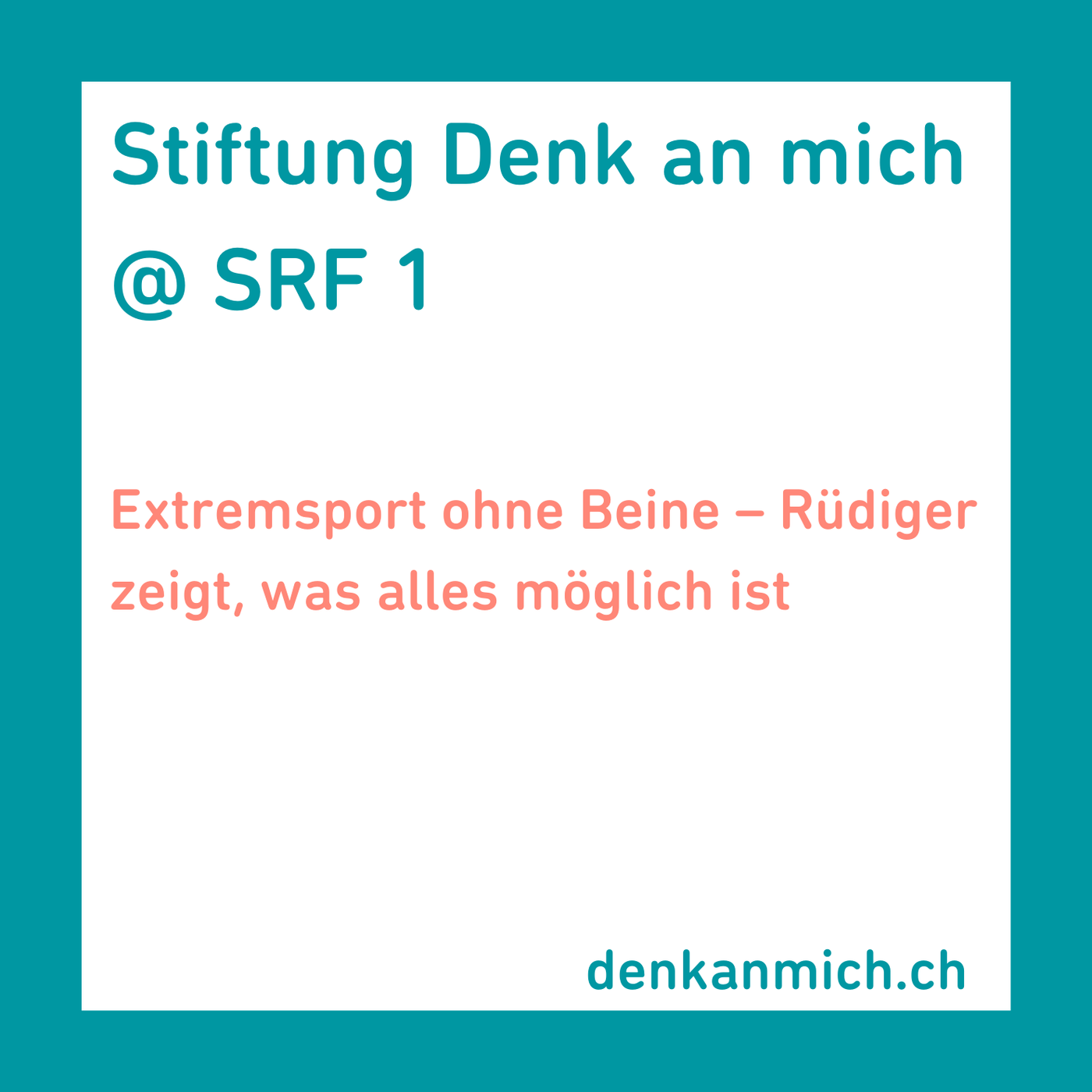 Extremsport ohne Beine – Rüdiger zeigt, was alles möglich ist