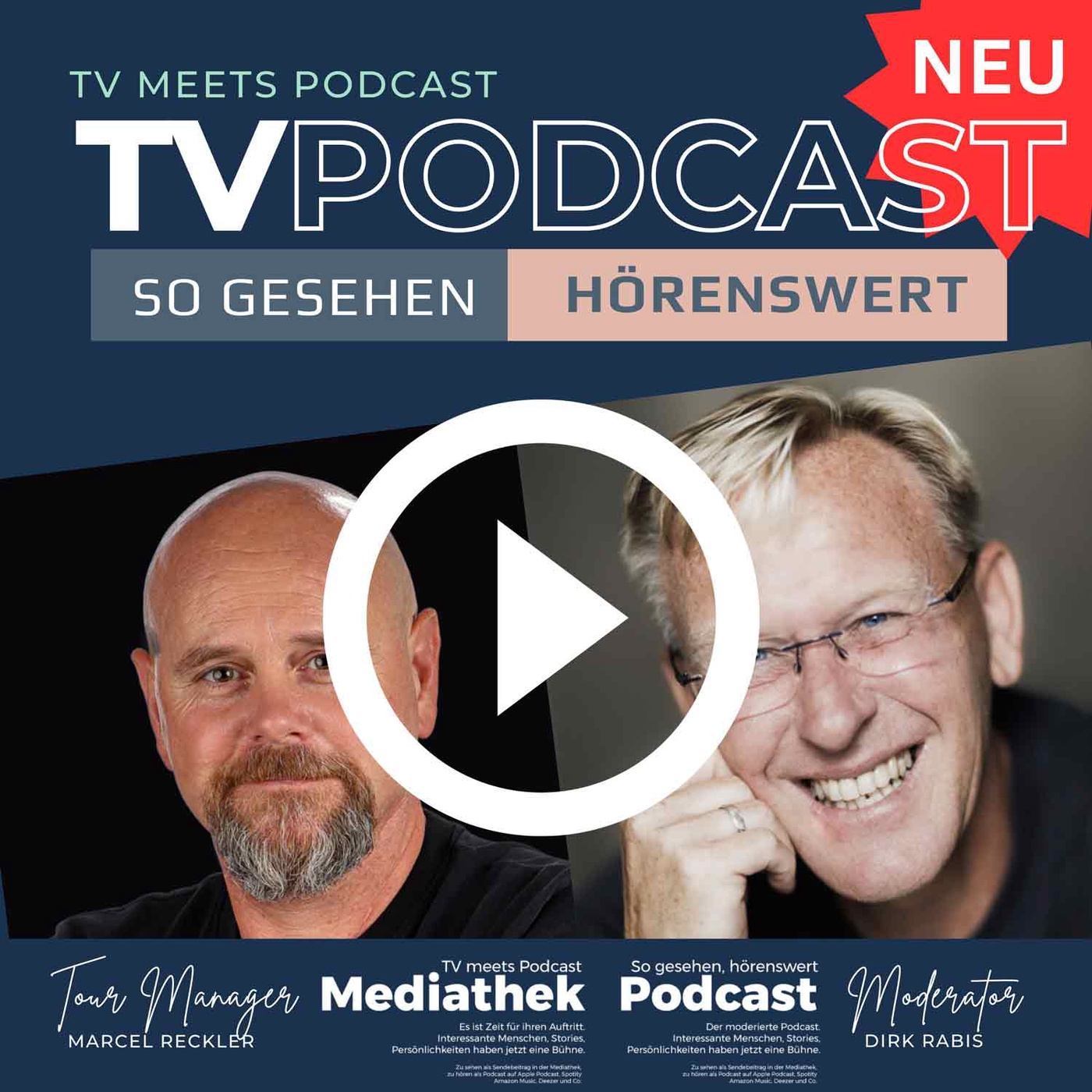 Dirk Rabis mit Tourmanager Marcel Reckler im Live-Talk bei Talktime Hessen