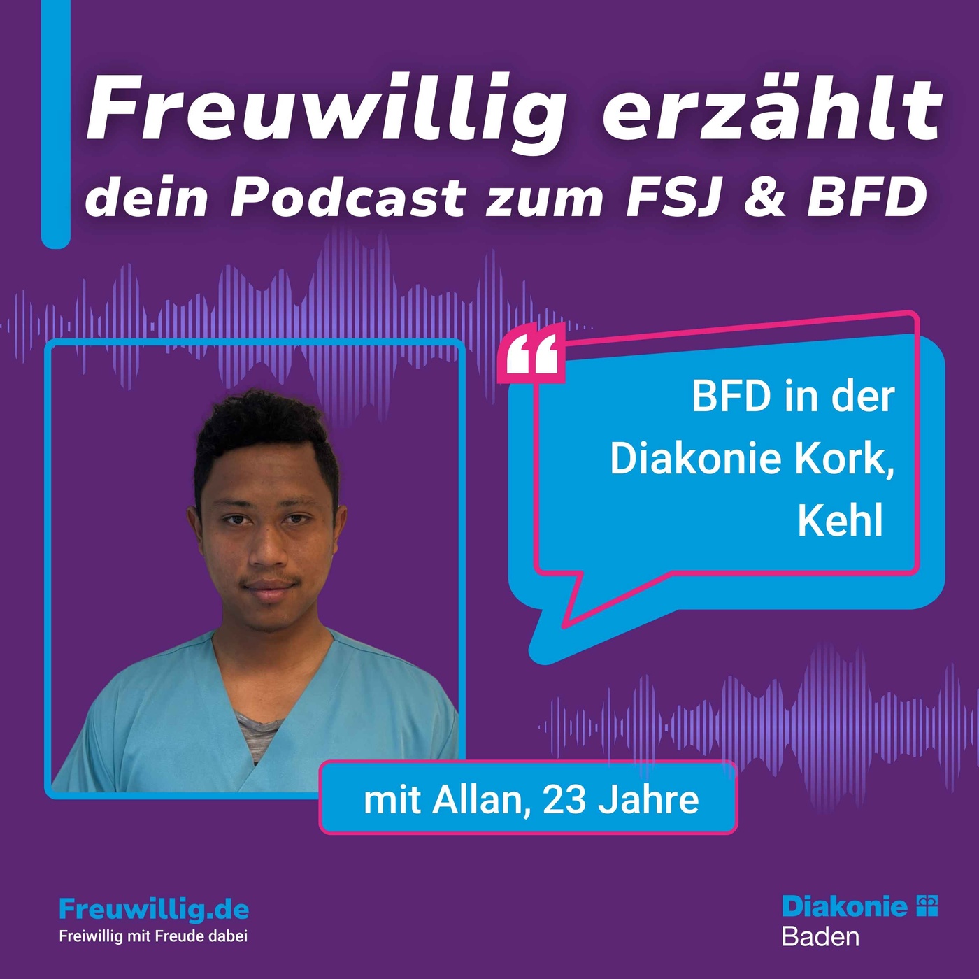 BFD in der Diakonie Kork mit Allan 