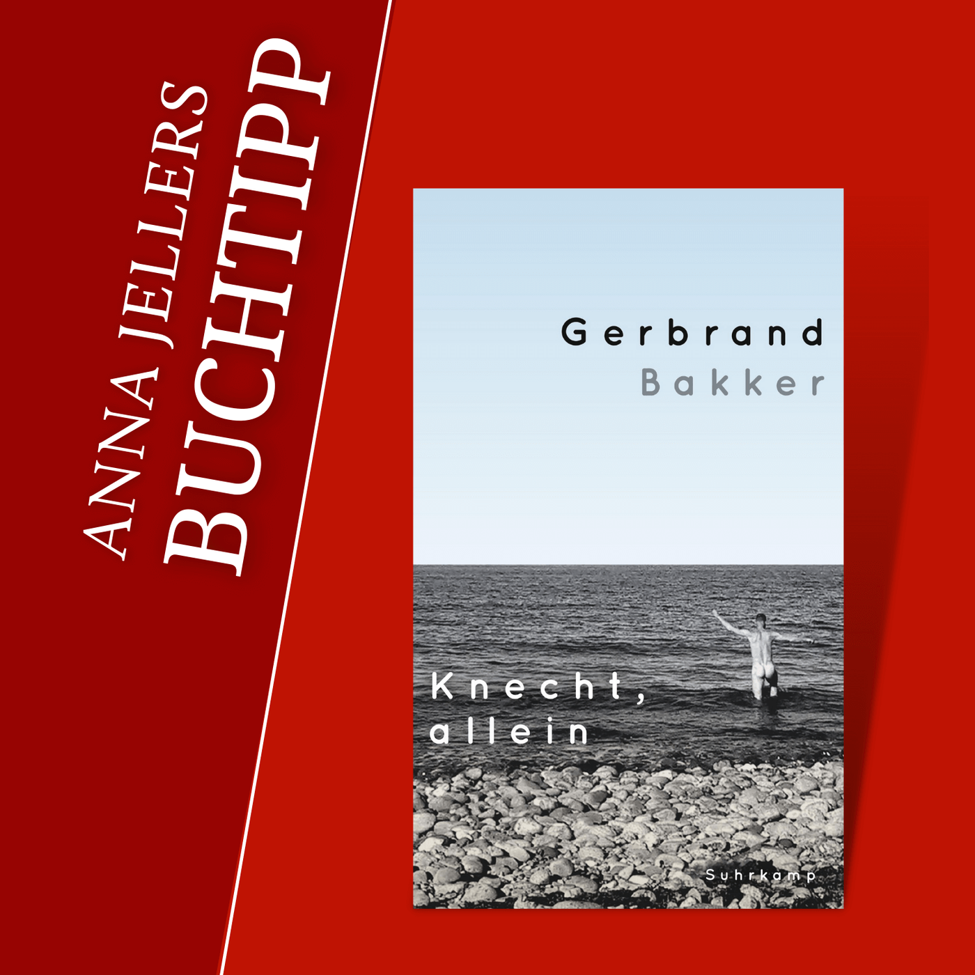 Anna Jellers Buchtipp | Gerbrand Bakker: Knecht, allein