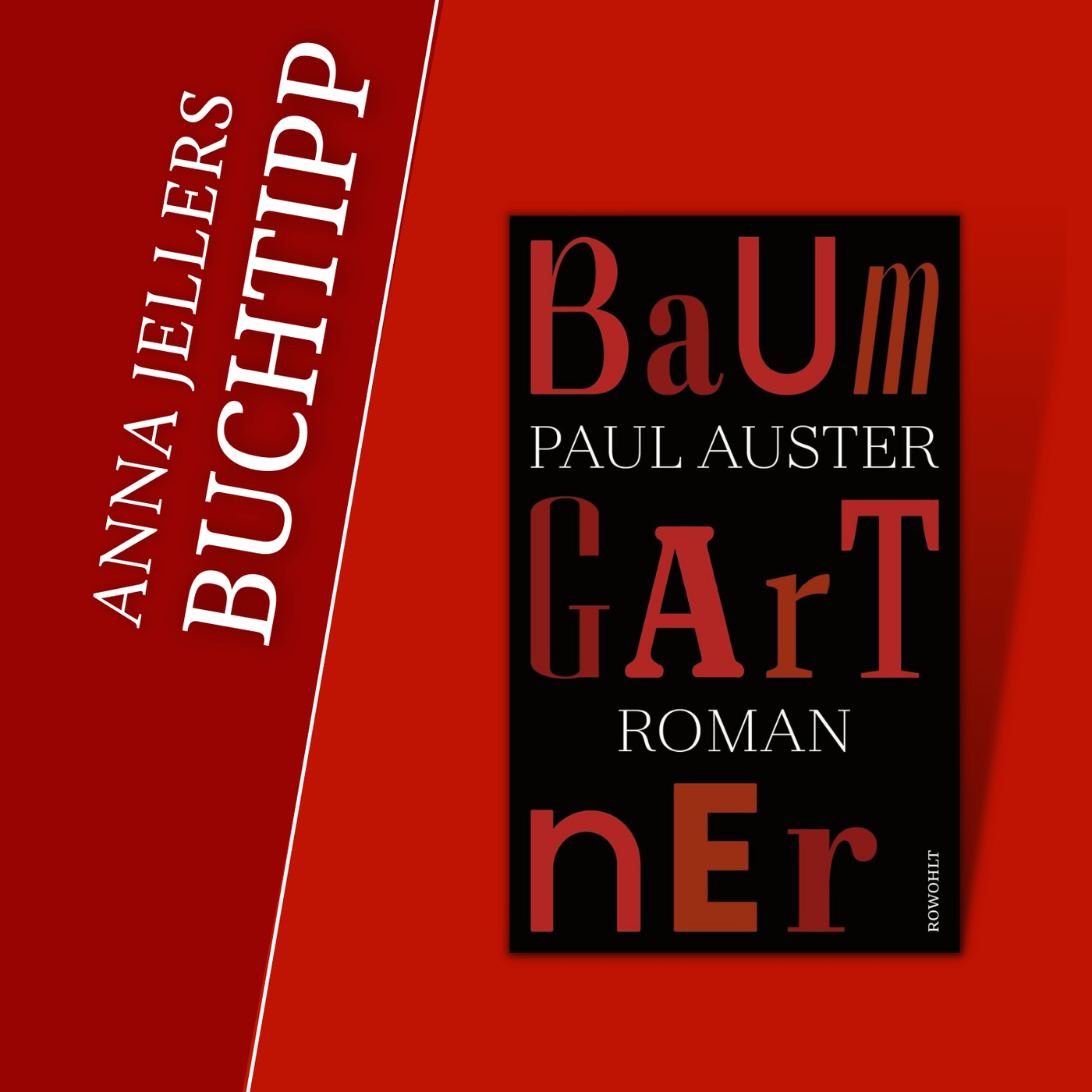 Anna Jellers Buchtipp | Paul Auster: Baumgartner