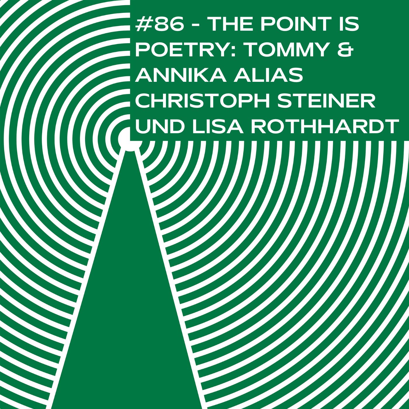 #86 - The point is poetry: Tommy & Annika alias Christoph Steiner und Lisa Rothhardt