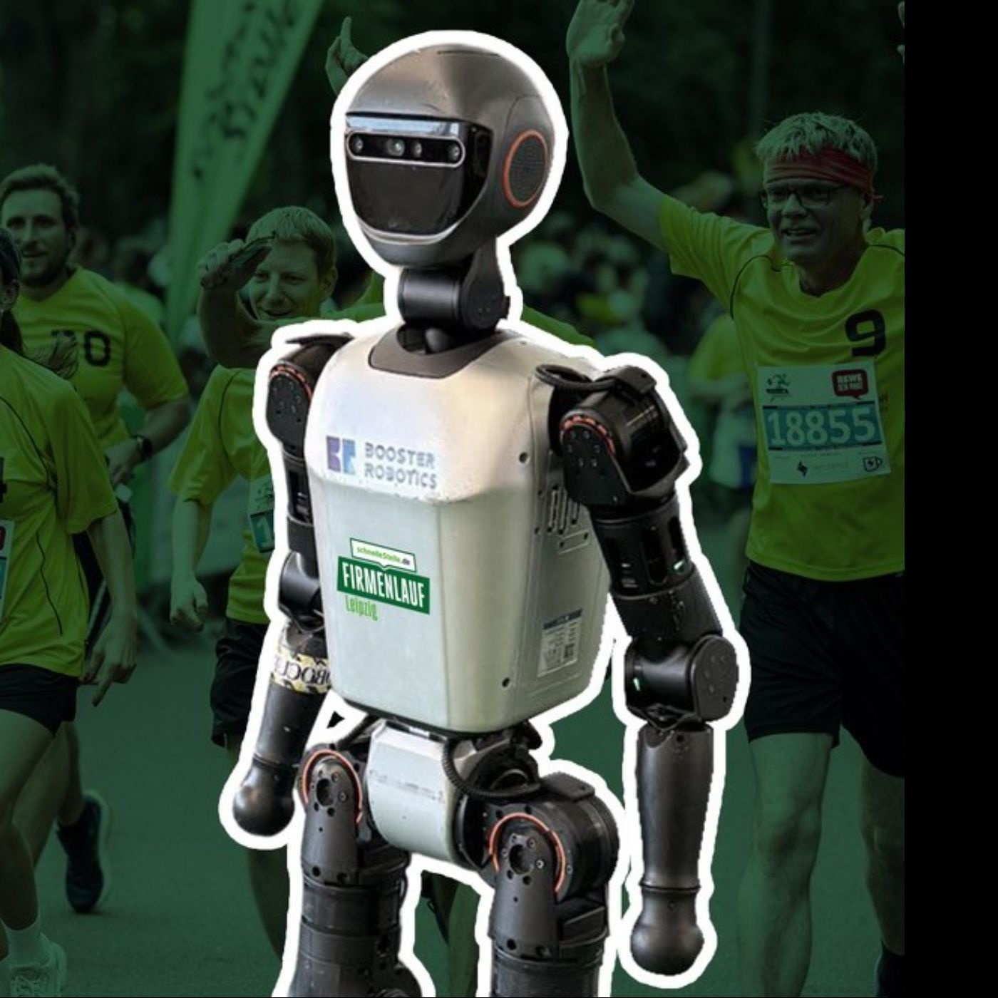 Dr. Jörn Hoffmann - Der erste humanoide Roboter läuft beim schnelleStelle.de Firmenlauf
