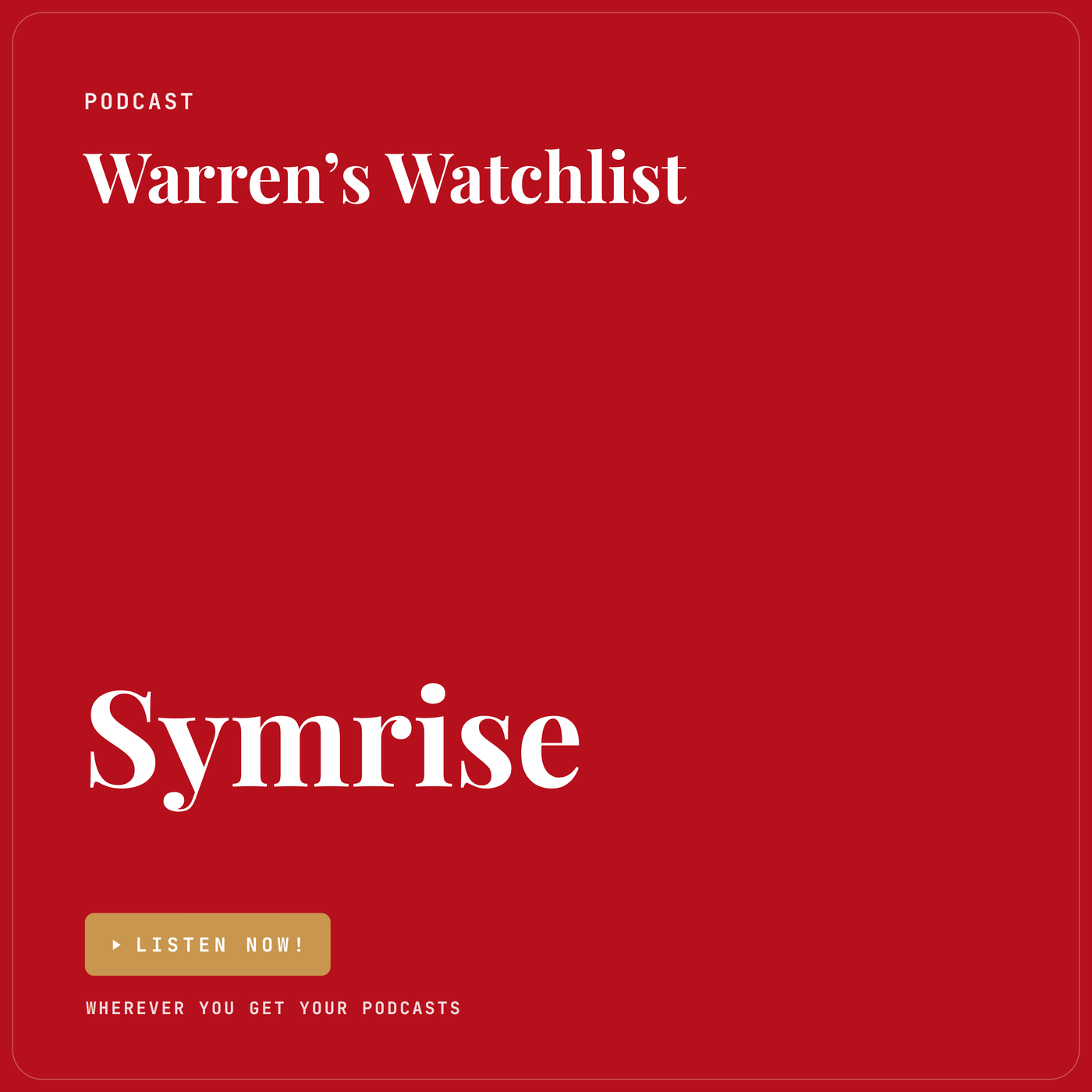 Symrise - Update 09/04/2026 - ISIN DE000SYM9999