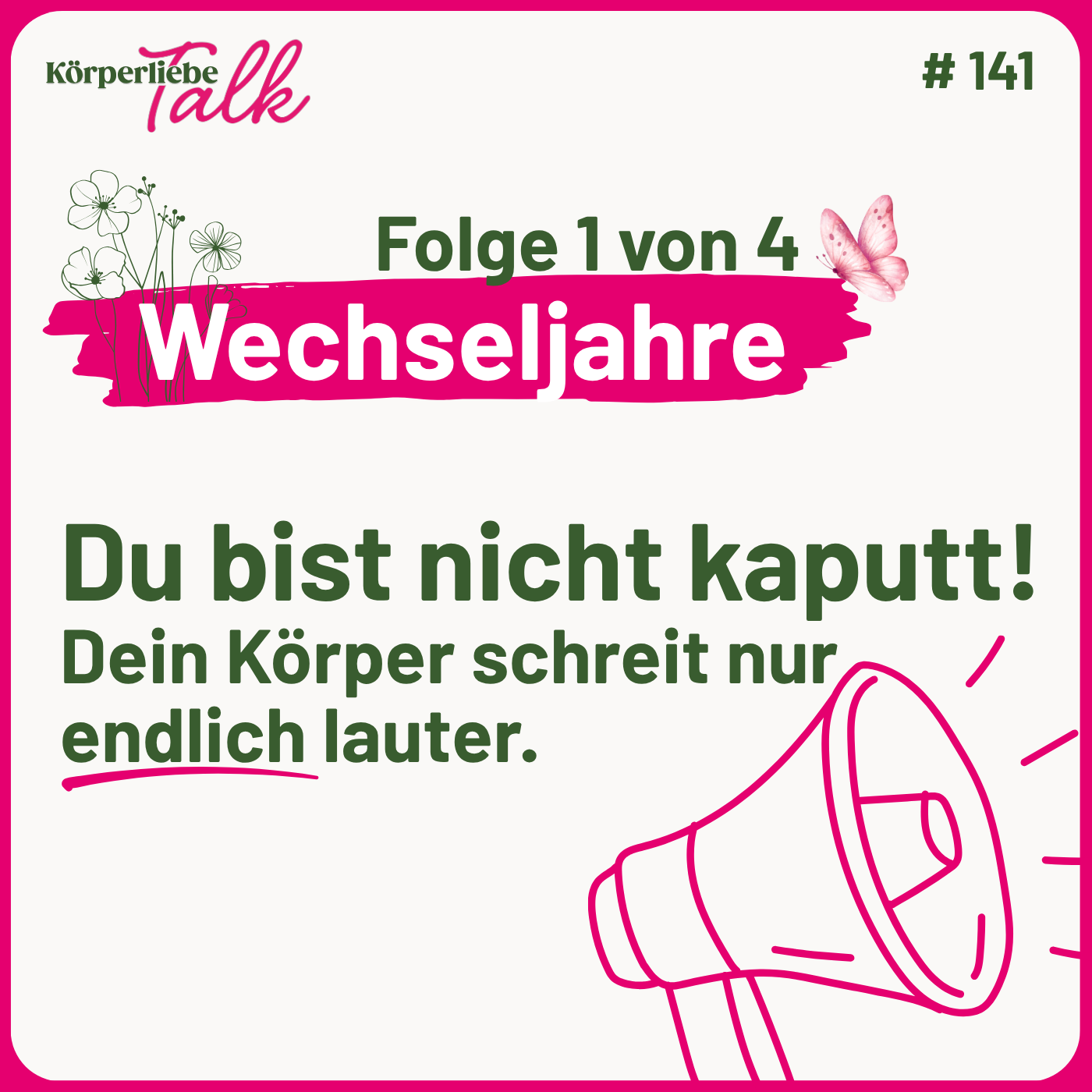 141 - Du bist nicht kaputt – dein Körper schreit nur endlich lauter.