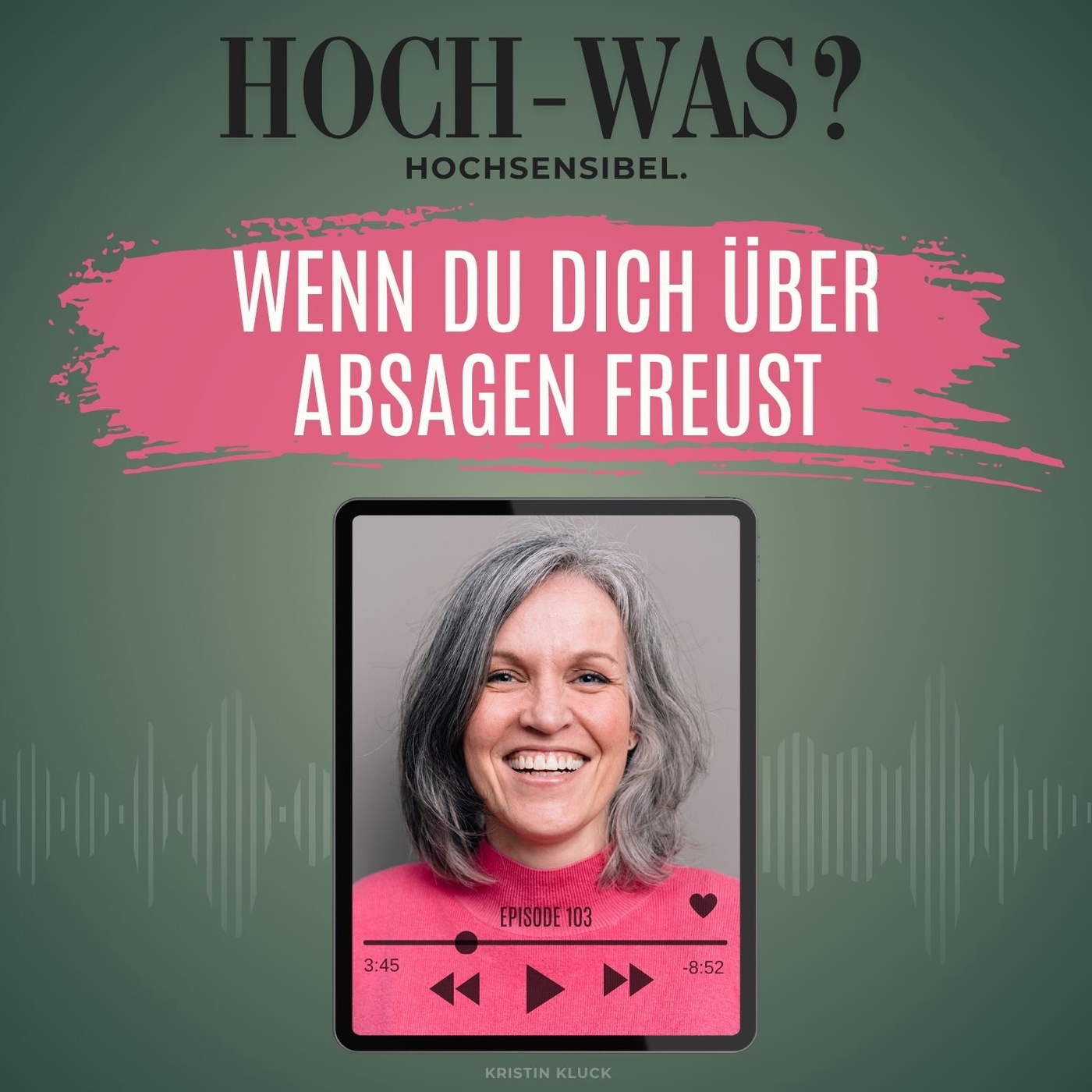 Wenn du dich über Absagen freust...