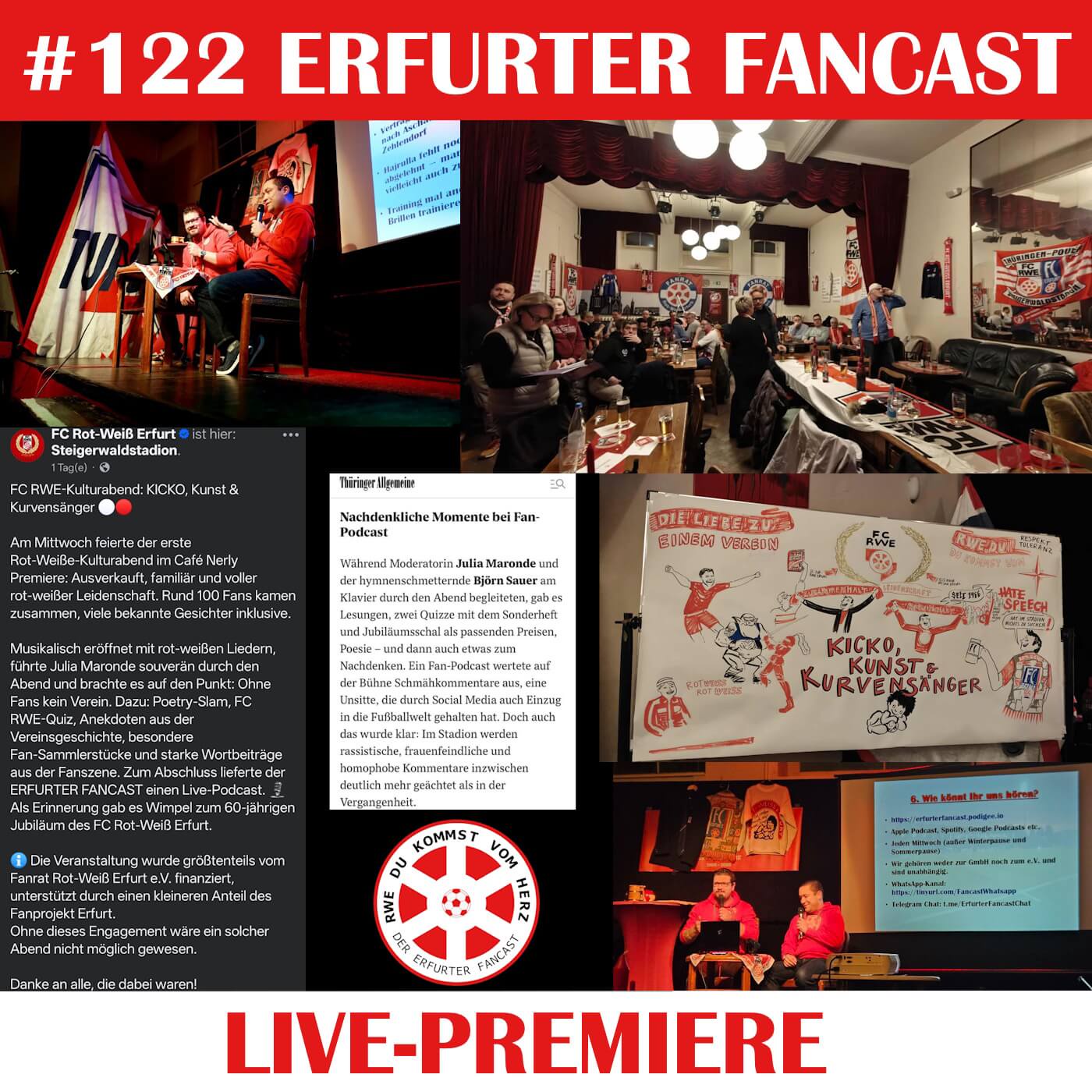 #122 ERFURTER FANCAST LIVE-PREMIERE