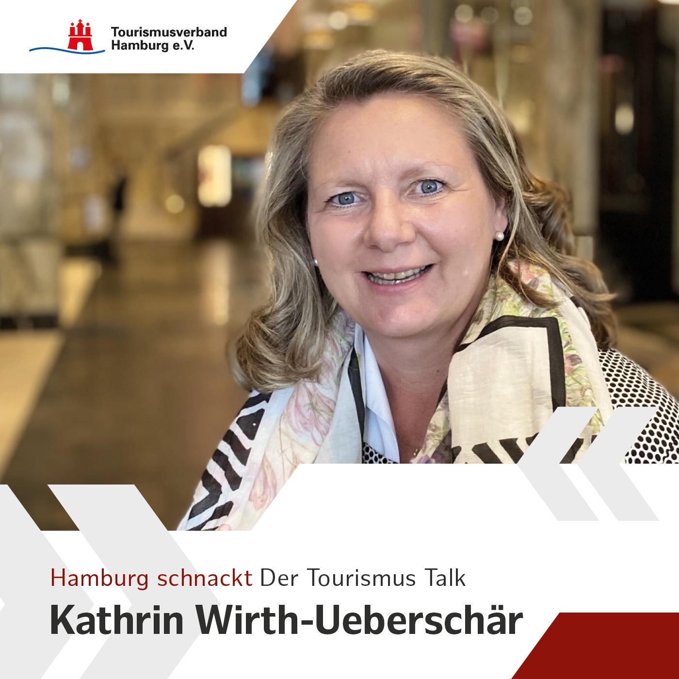 Hamburg schnackt - mit Kathrin Wirth-Ueberschär, Hoteldirektorin des Reichshof Hamburg